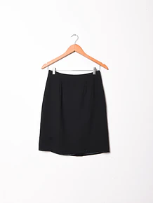 Falda negra formal 90s