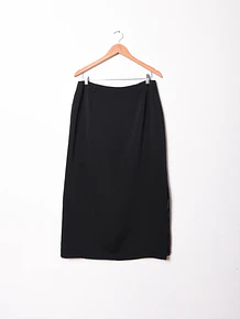 Maxi falda negra 90s
