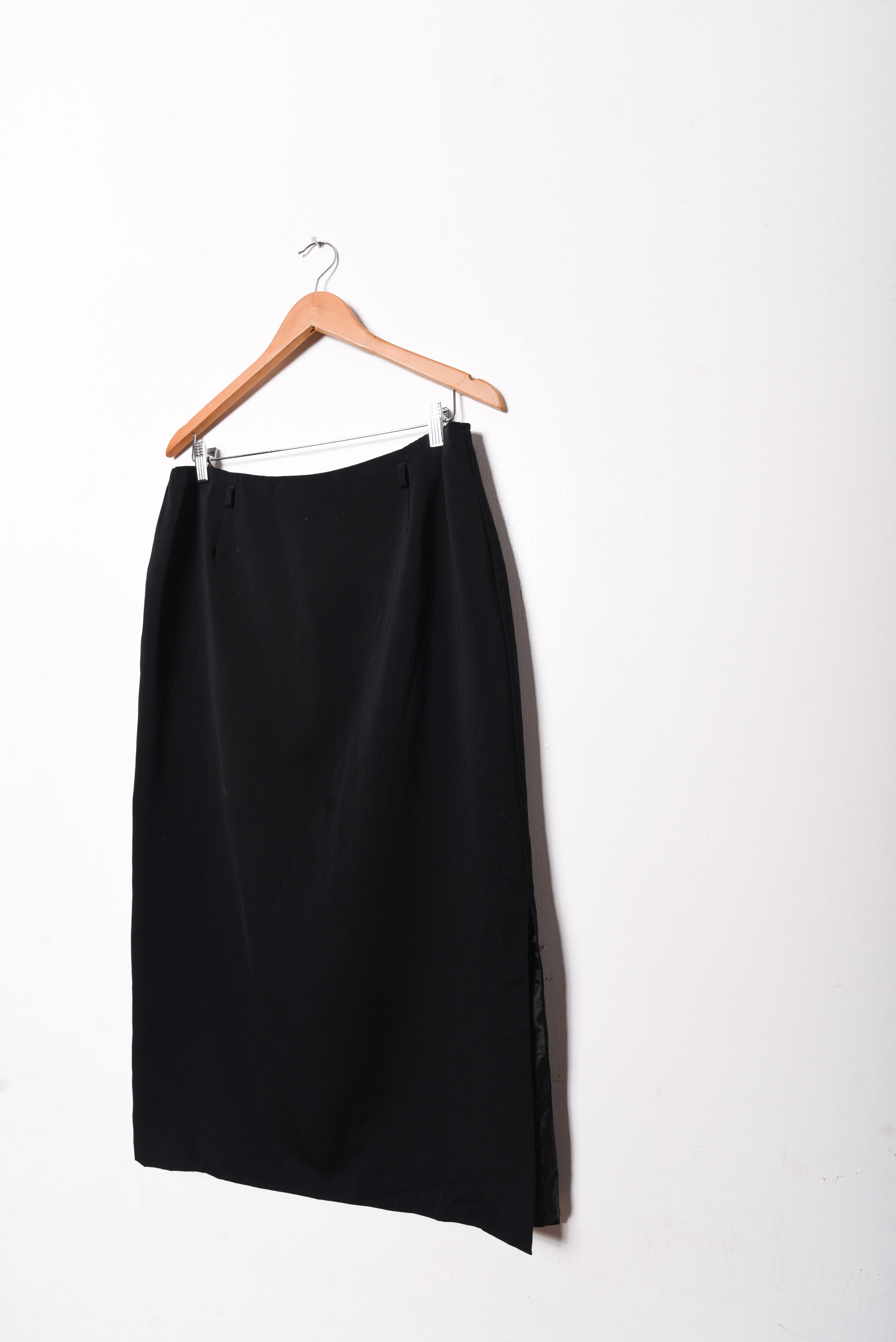 Maxi falda negra 90s