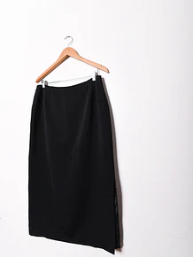 Maxi falda negra 90s