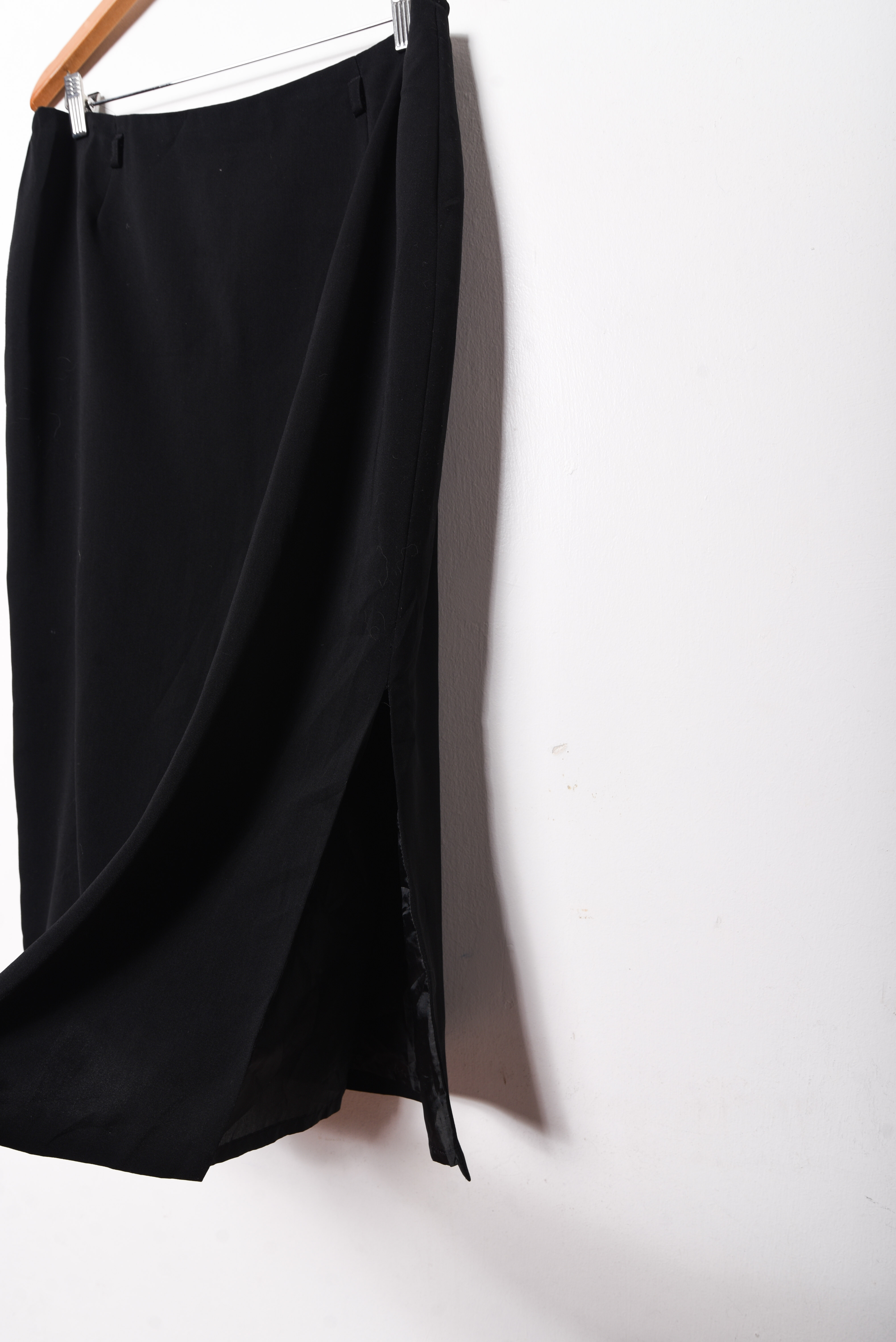 Maxi falda negra 90s