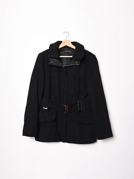Chaqueta y2k cinturón lana