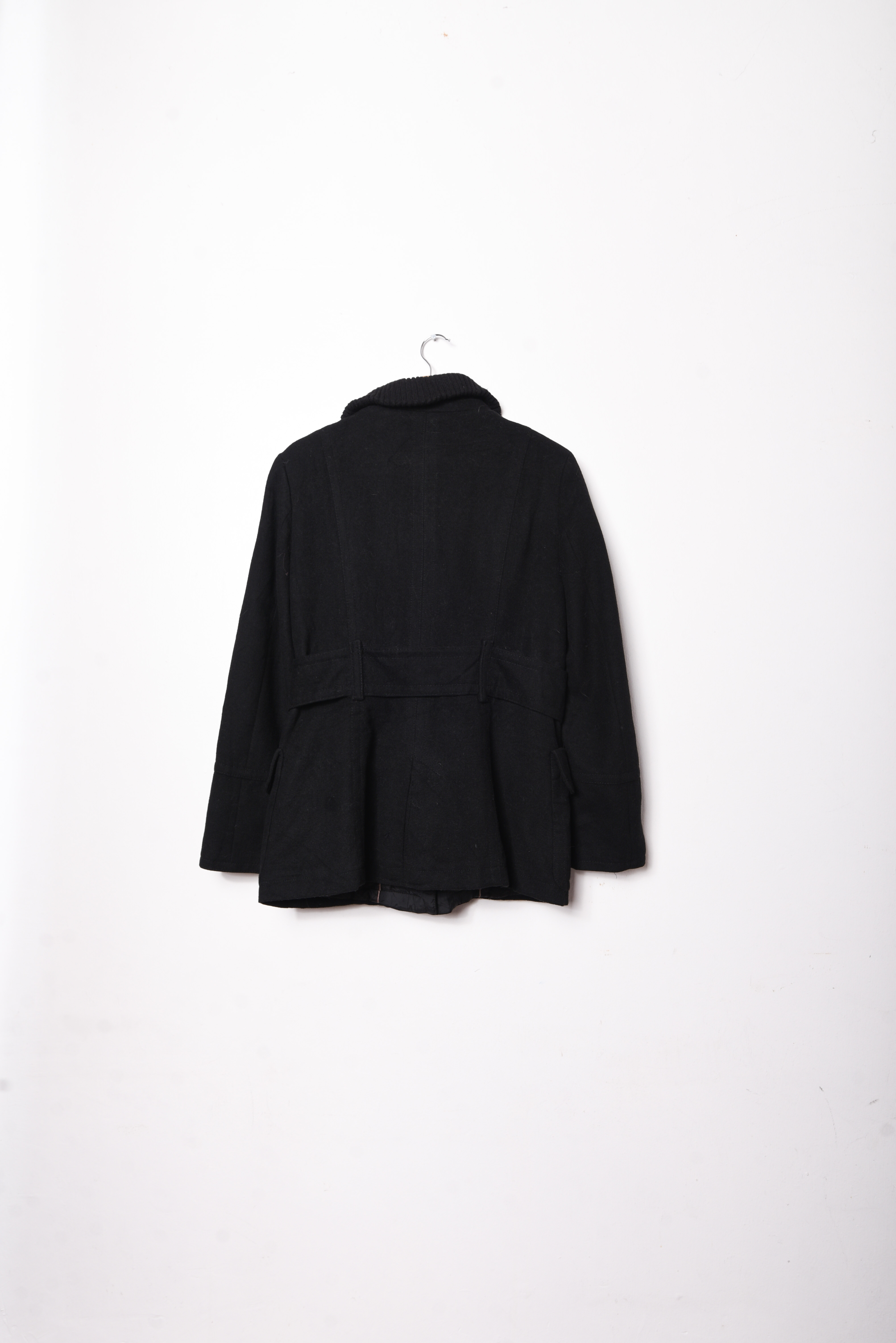 Chaqueta y2k cinturón lana