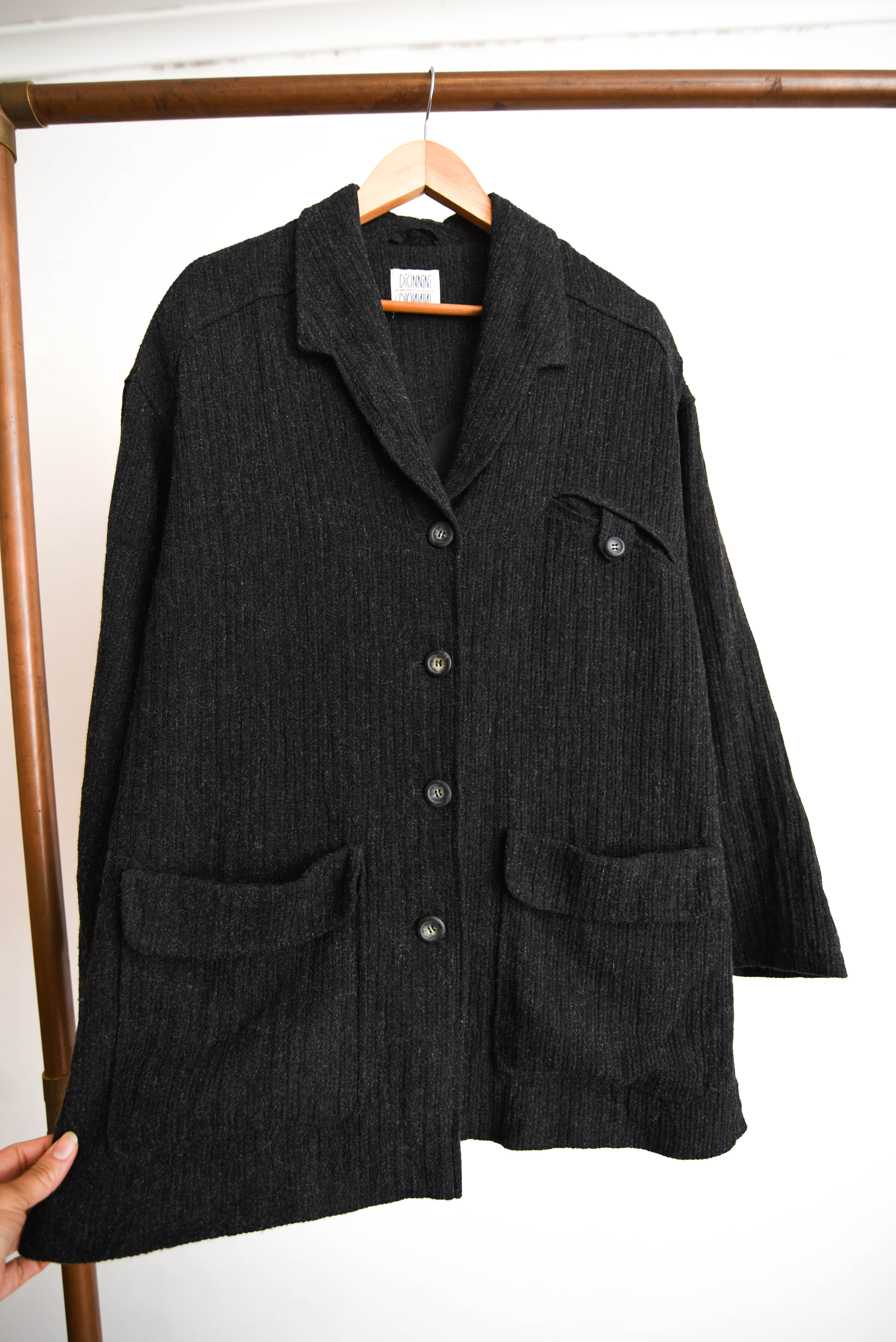 Chaqueta grafito vintage
