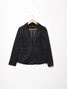 Blazer gris jaspeado