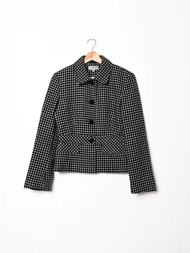 Chaqueta b&w botones lana