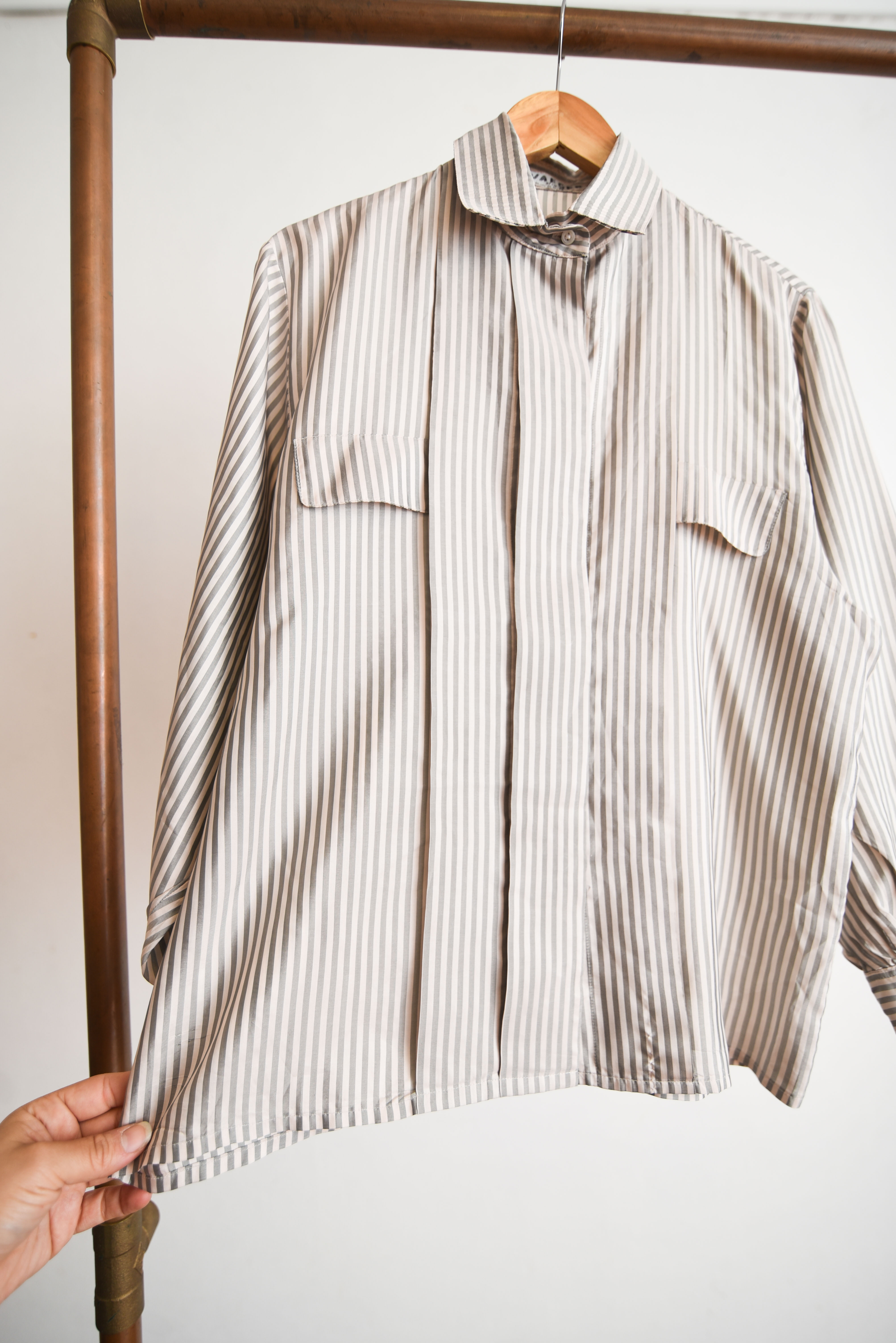 Blusa vintage Jaeger rayada 1960's
