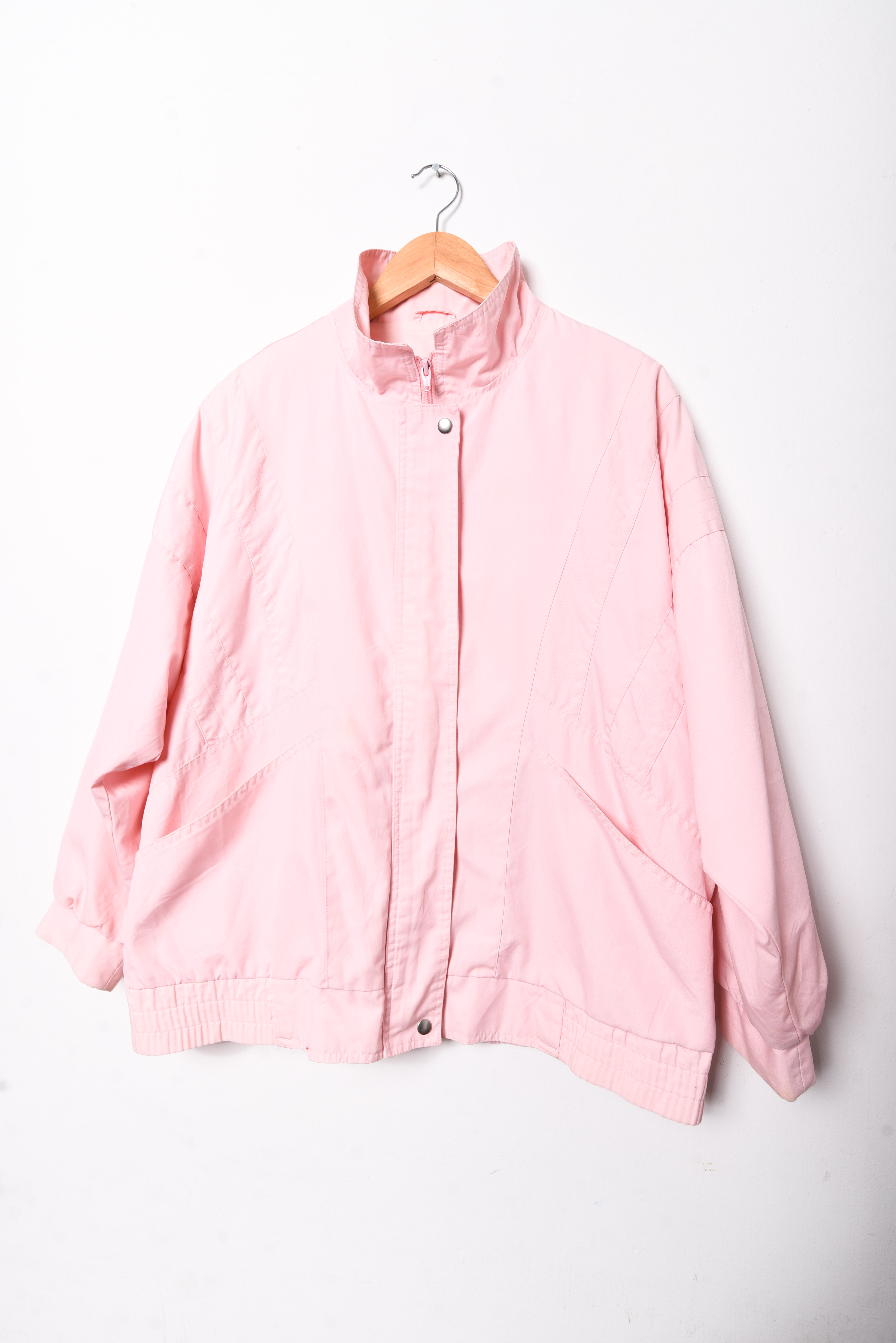 Cortaviento rosa pastel vntg