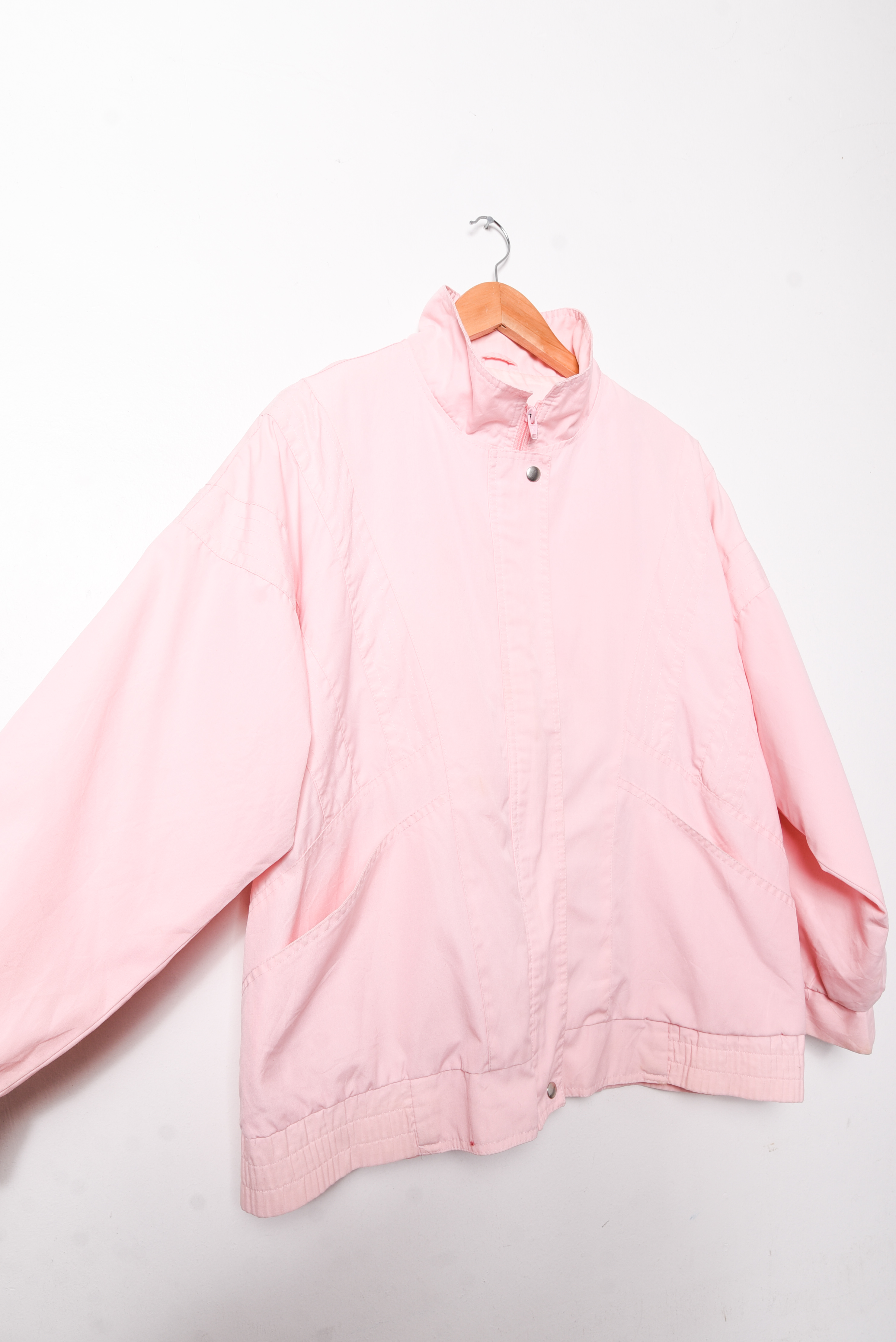 Cortaviento rosa pastel vntg