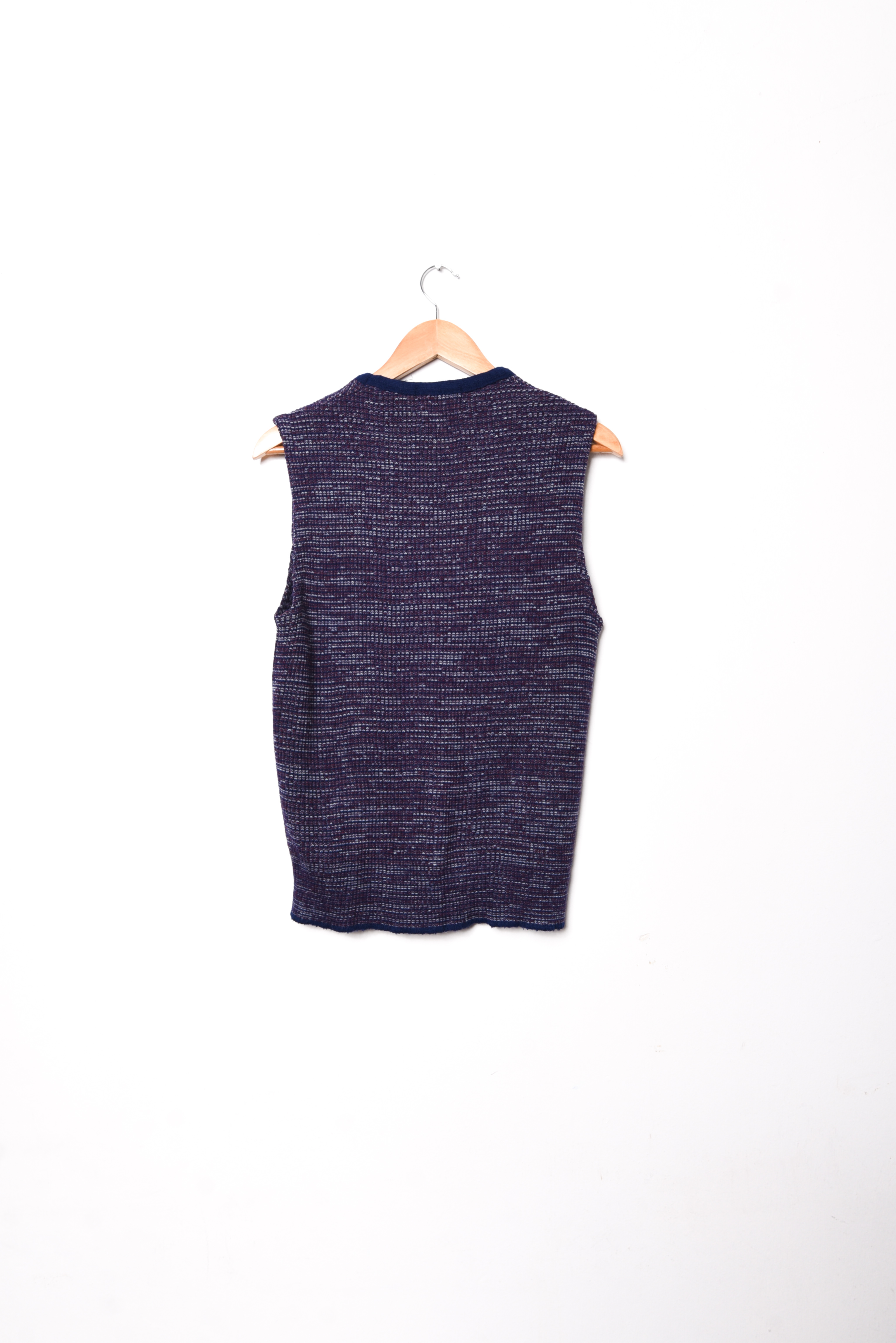 Top morado jaspeado 70s