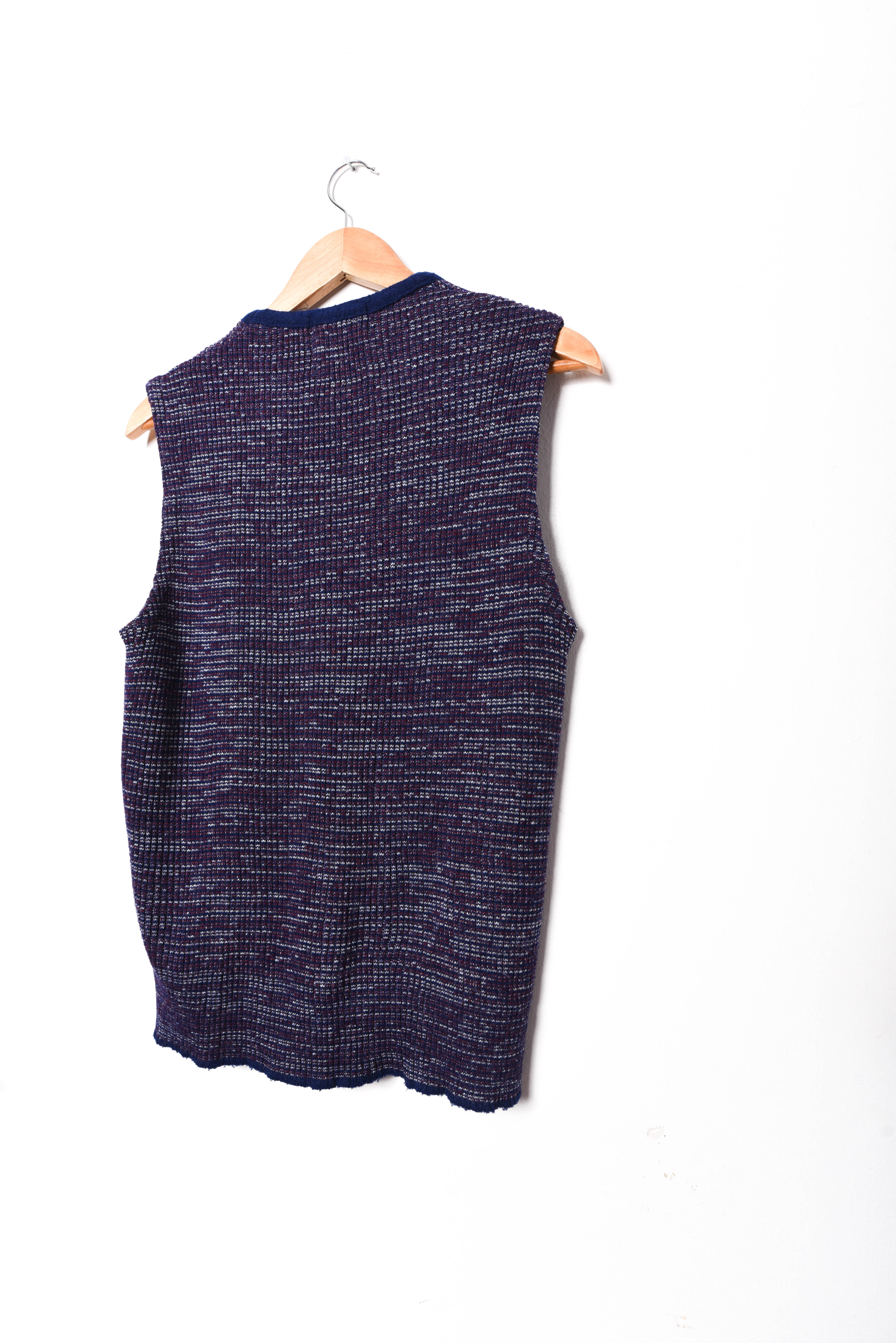 Top morado jaspeado 70s