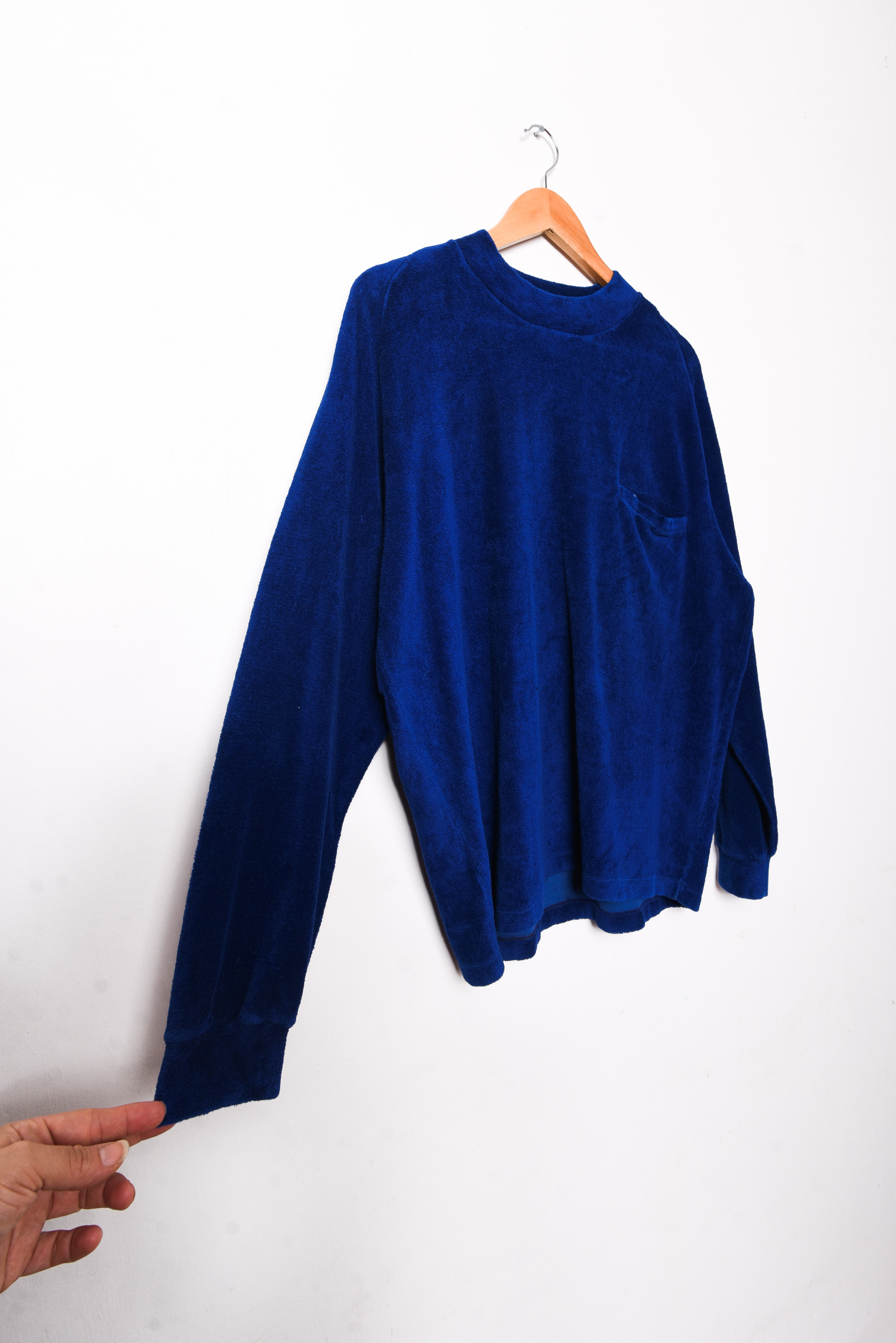 Polerón azul 80s plush