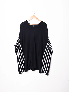 Chaleco poncho azul navy