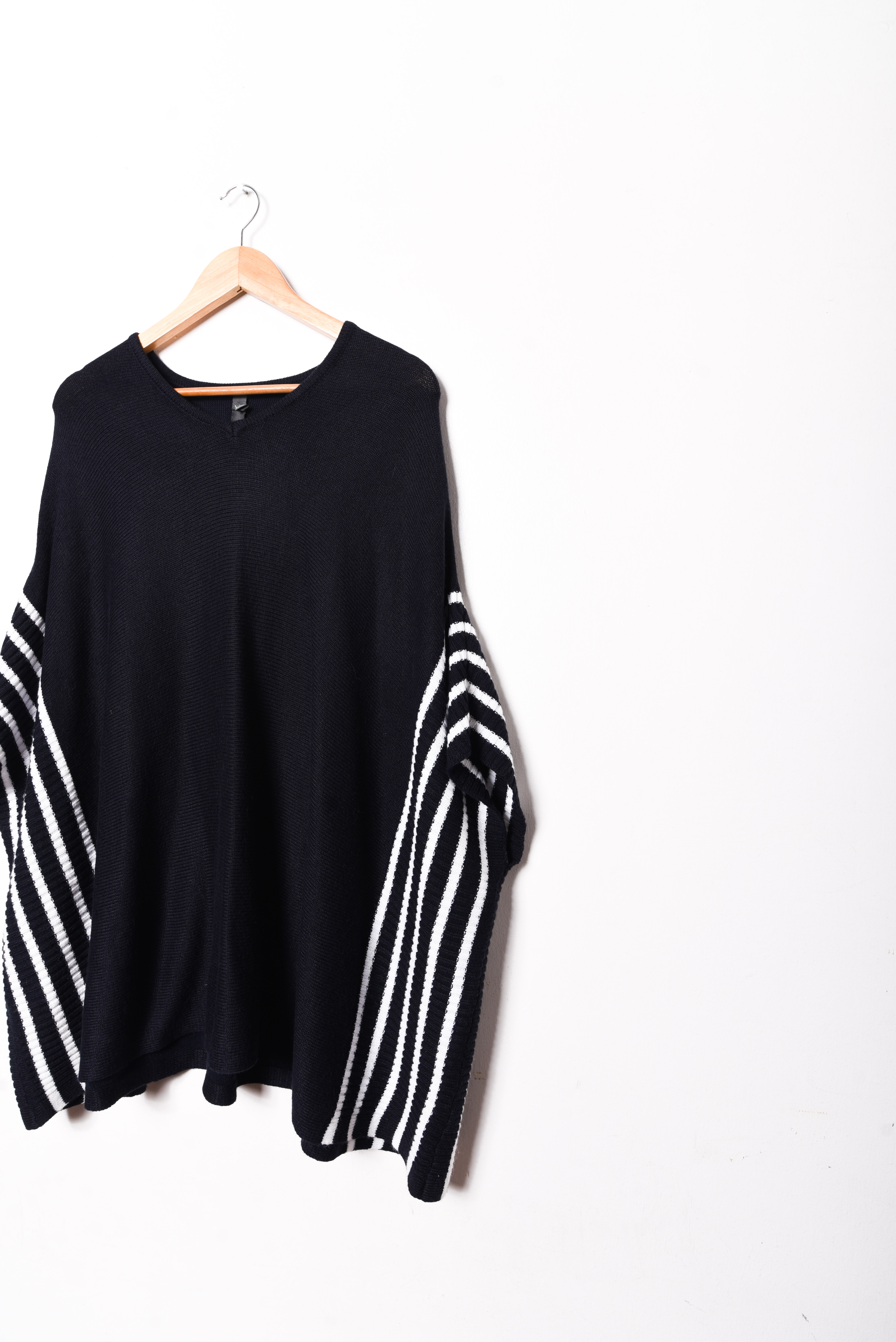 Chaleco poncho azul navy