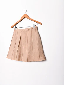 Falda vintage café wool 