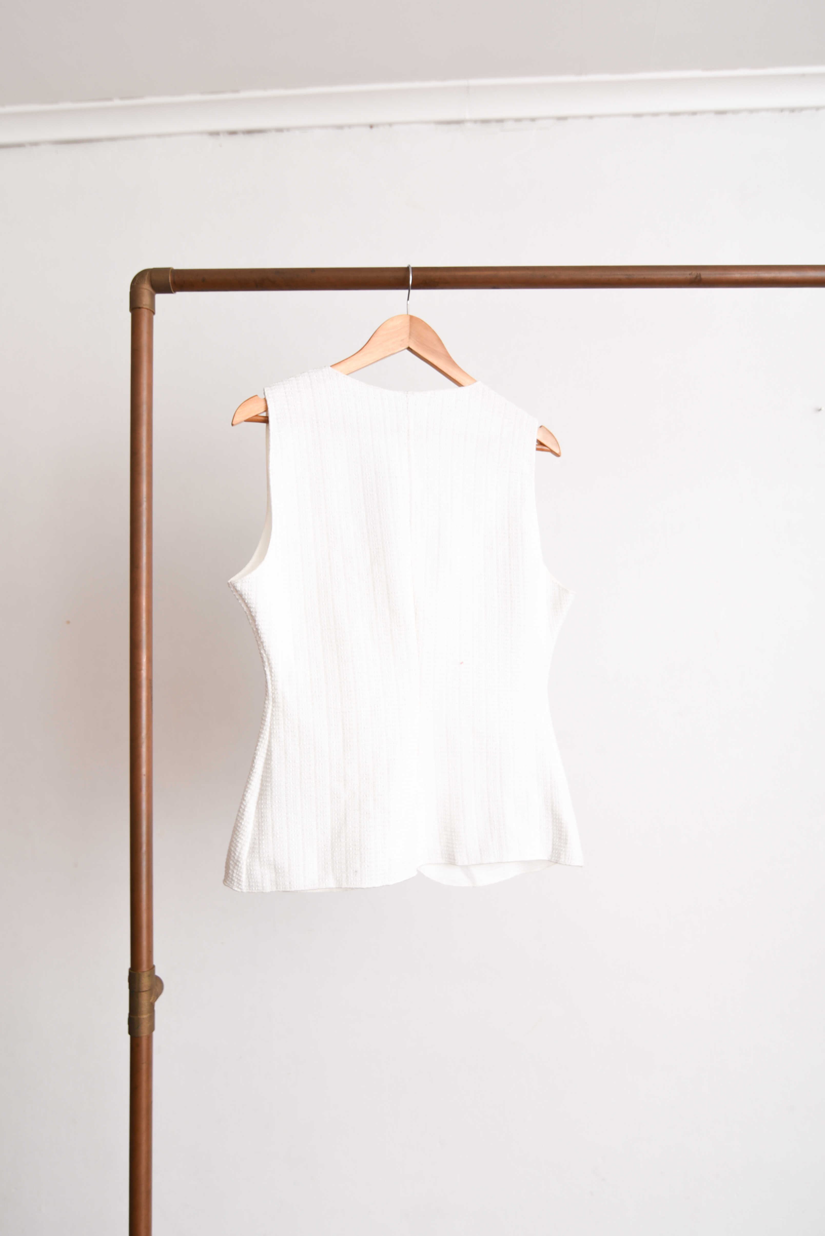Vest marfil botones