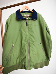 Chaqueta verde LL Bean vntg