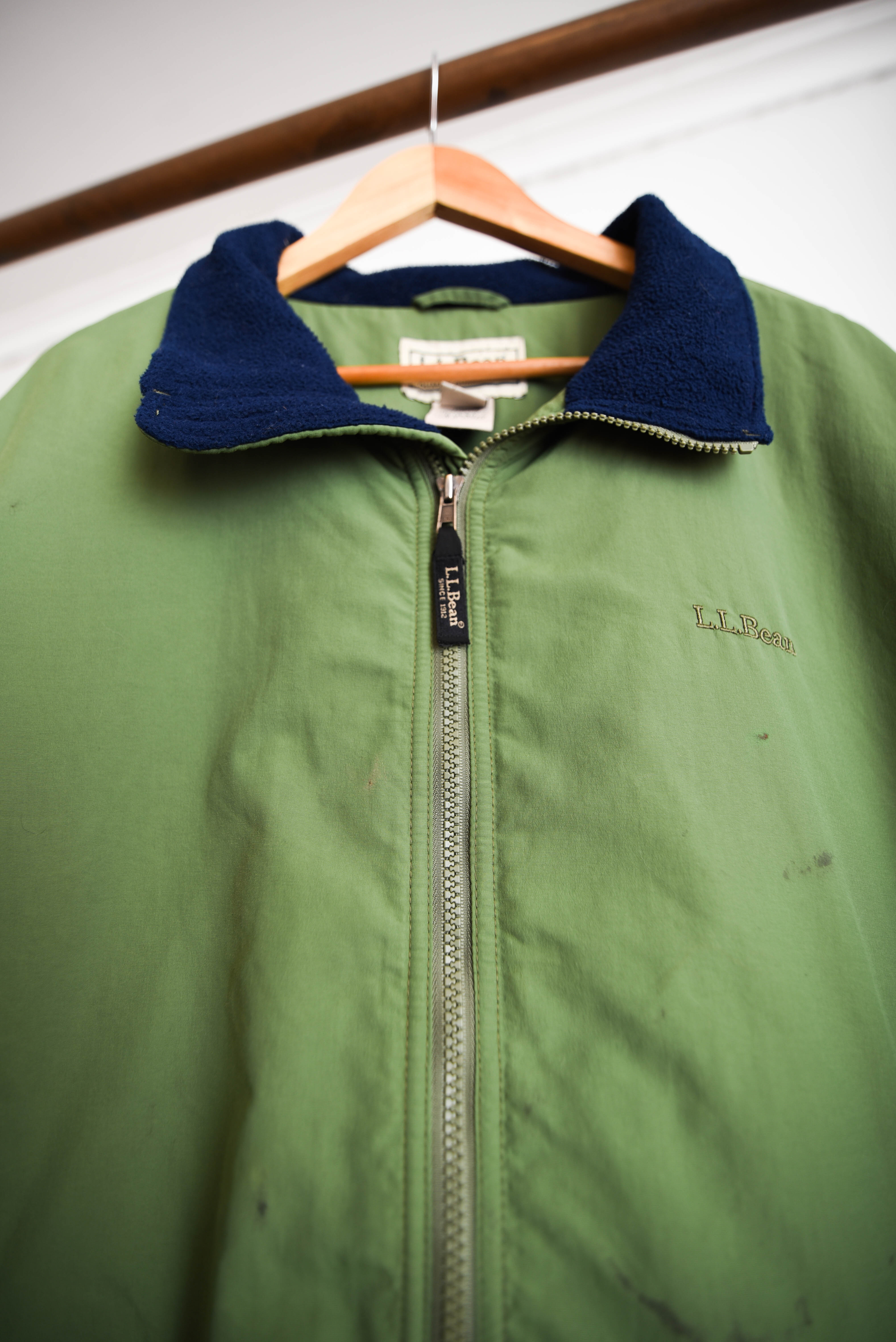 Chaqueta verde LL Bean vntg