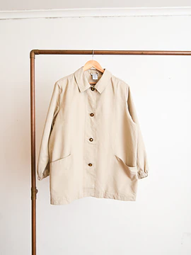 Chaqueta trench café vntg