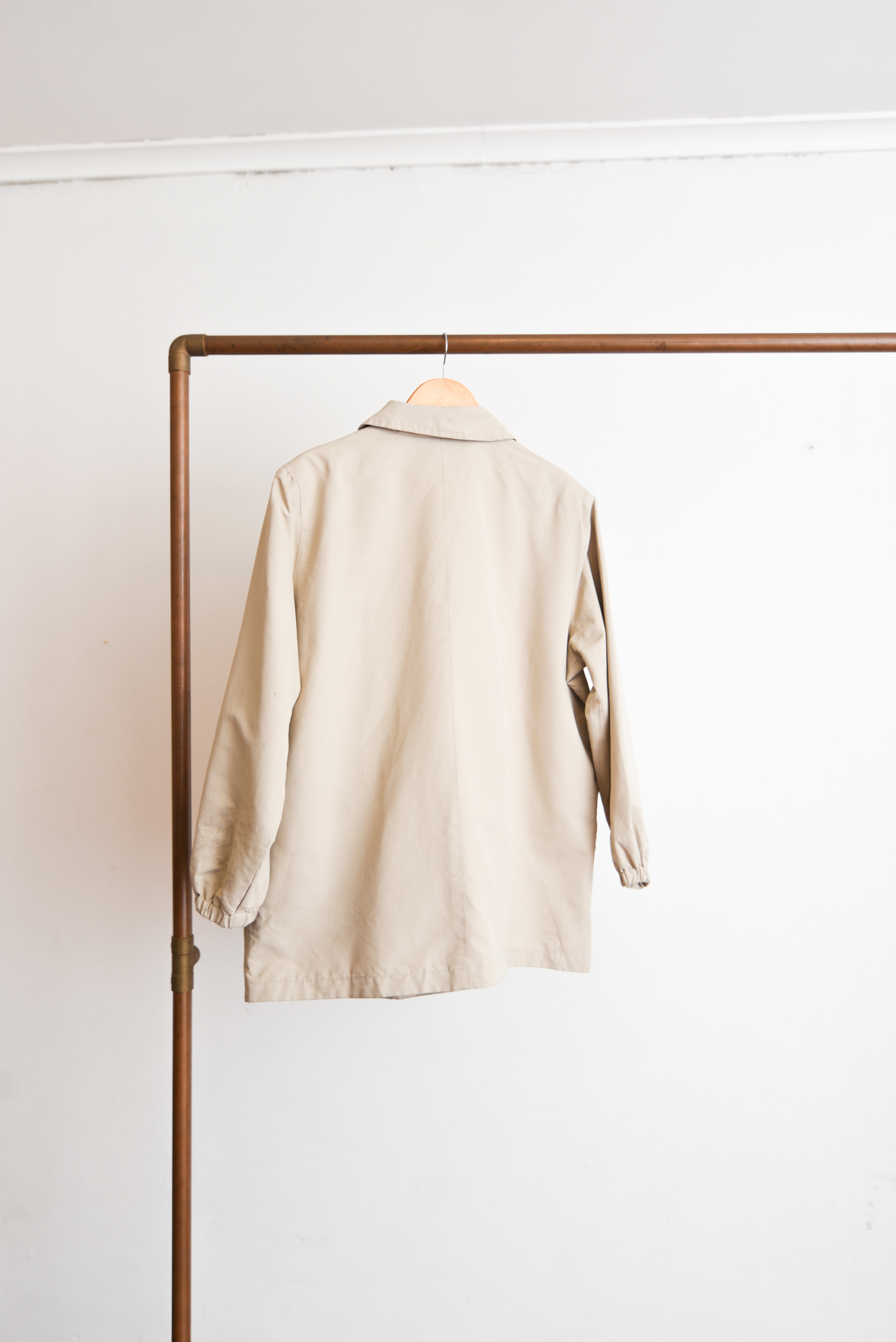 Chaqueta trench café vntg