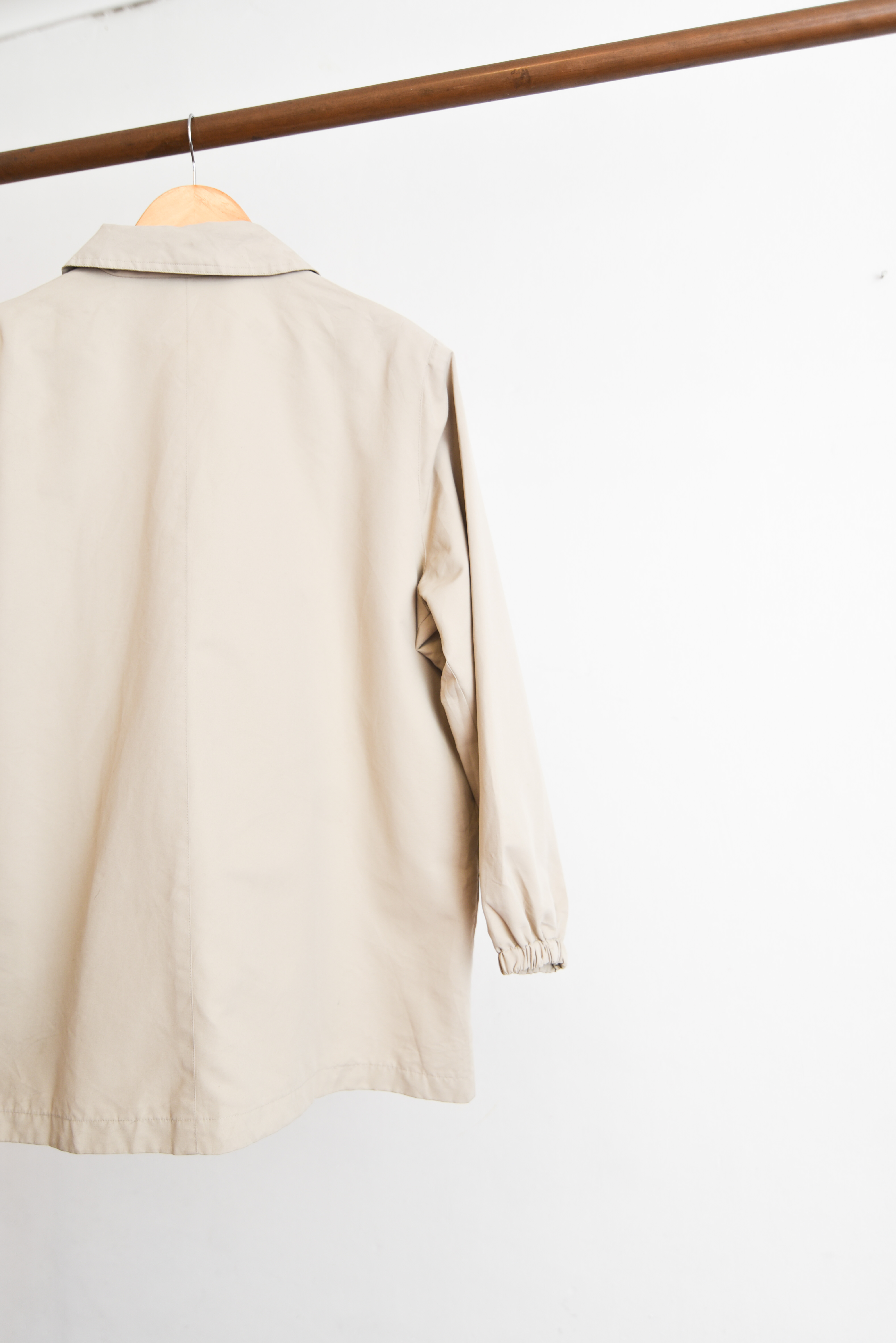 Chaqueta trench café vntg