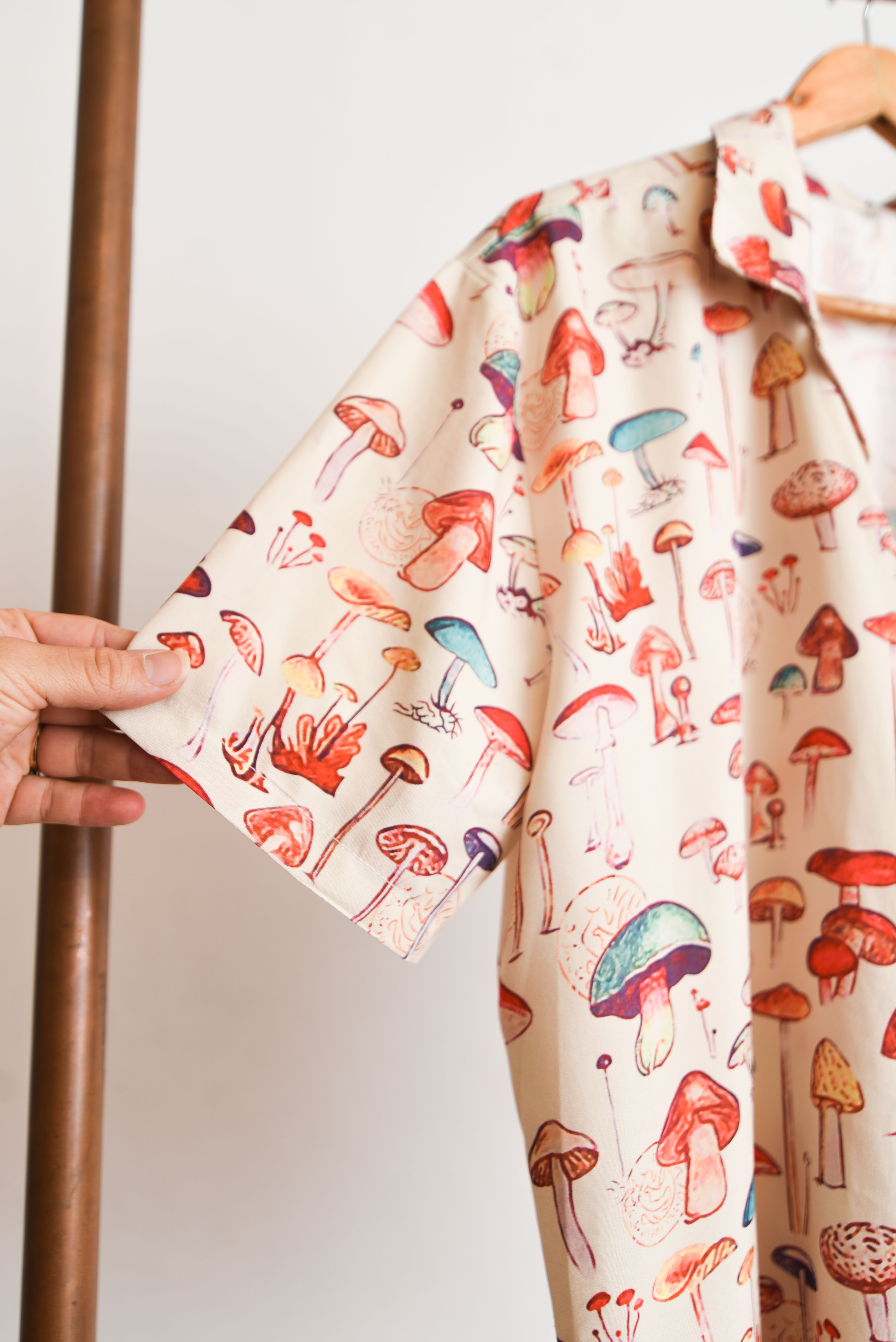 Camisa fungi print