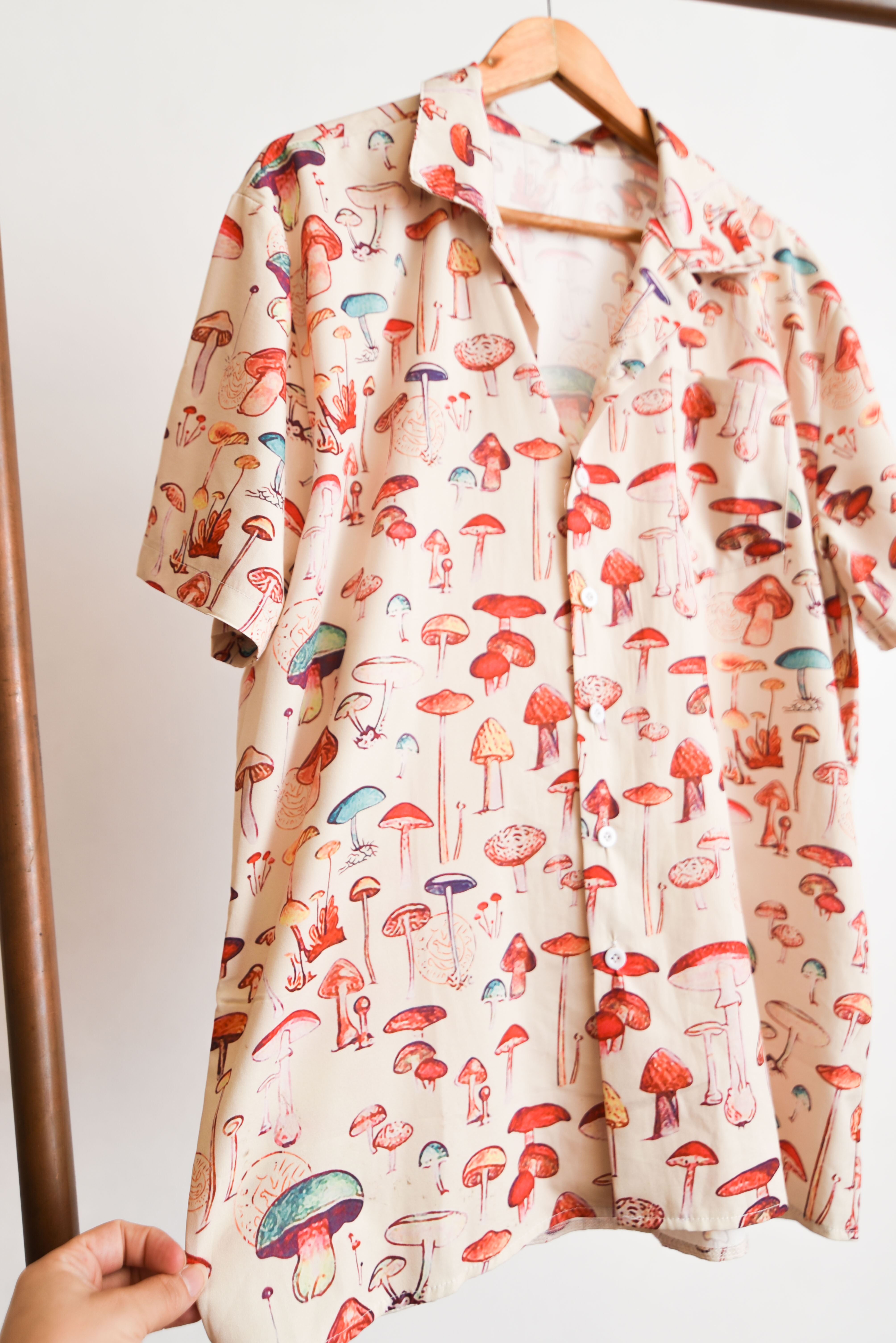 Camisa fungi print
