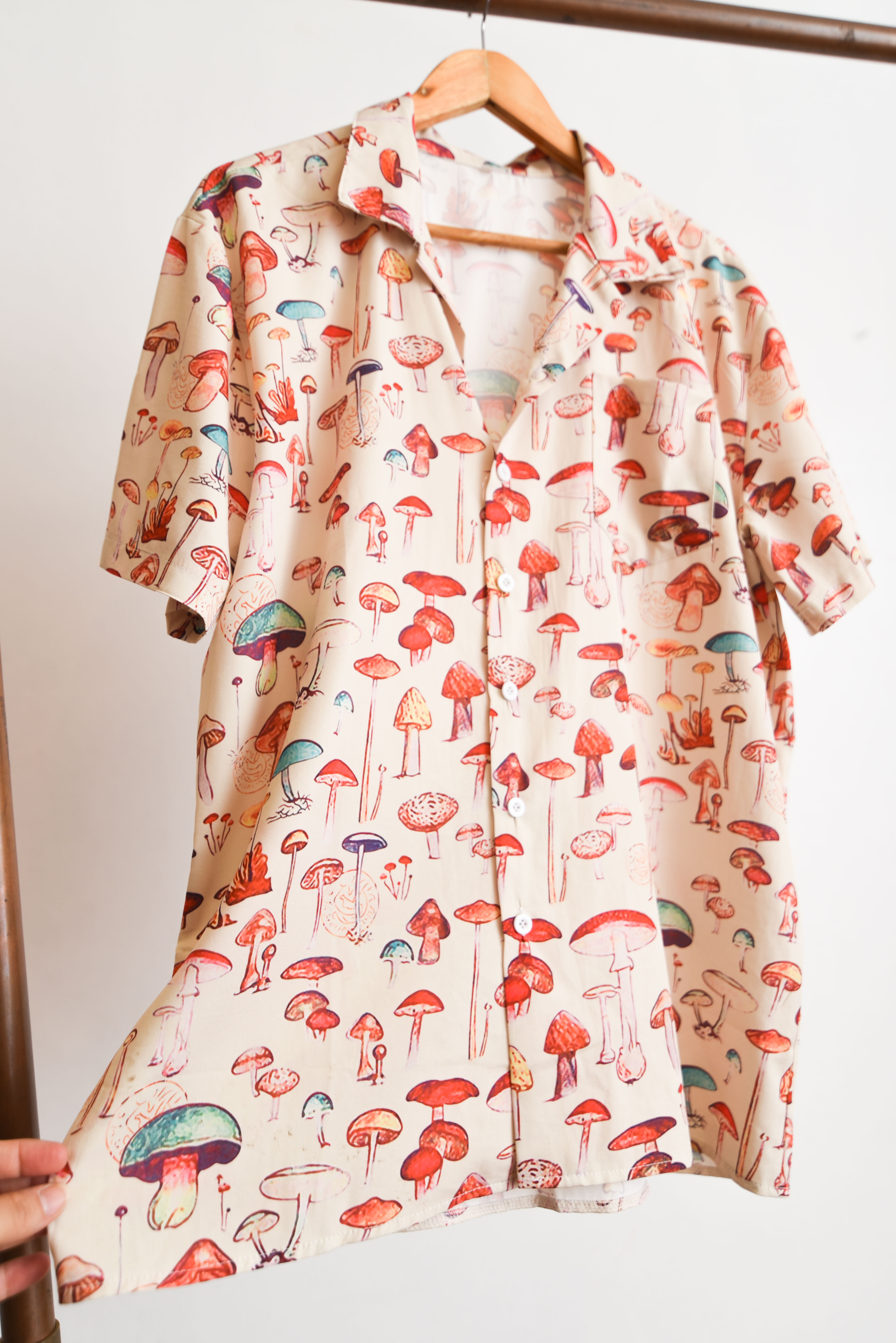 Camisa fungi print