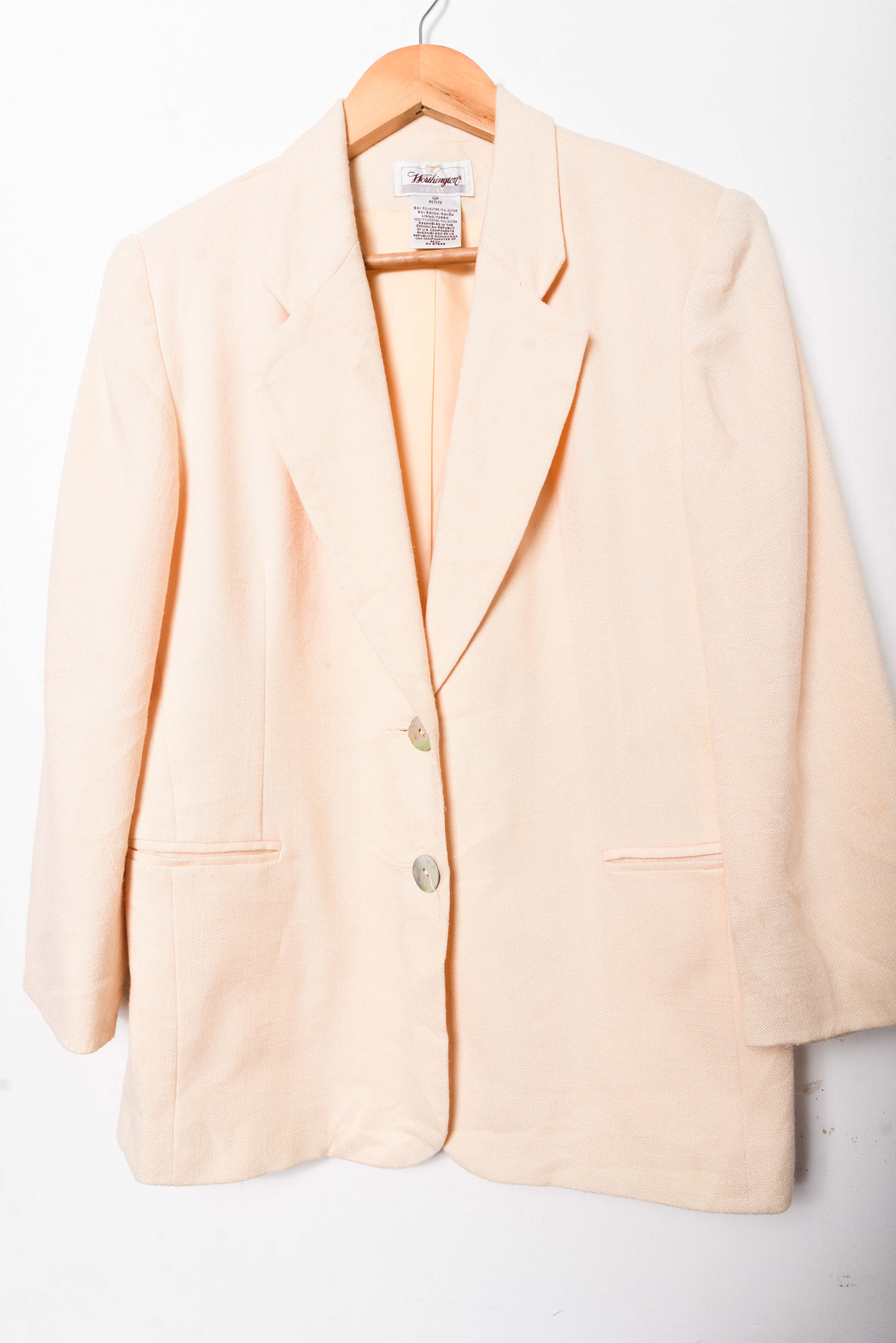 Blazer marfil vntg 90s