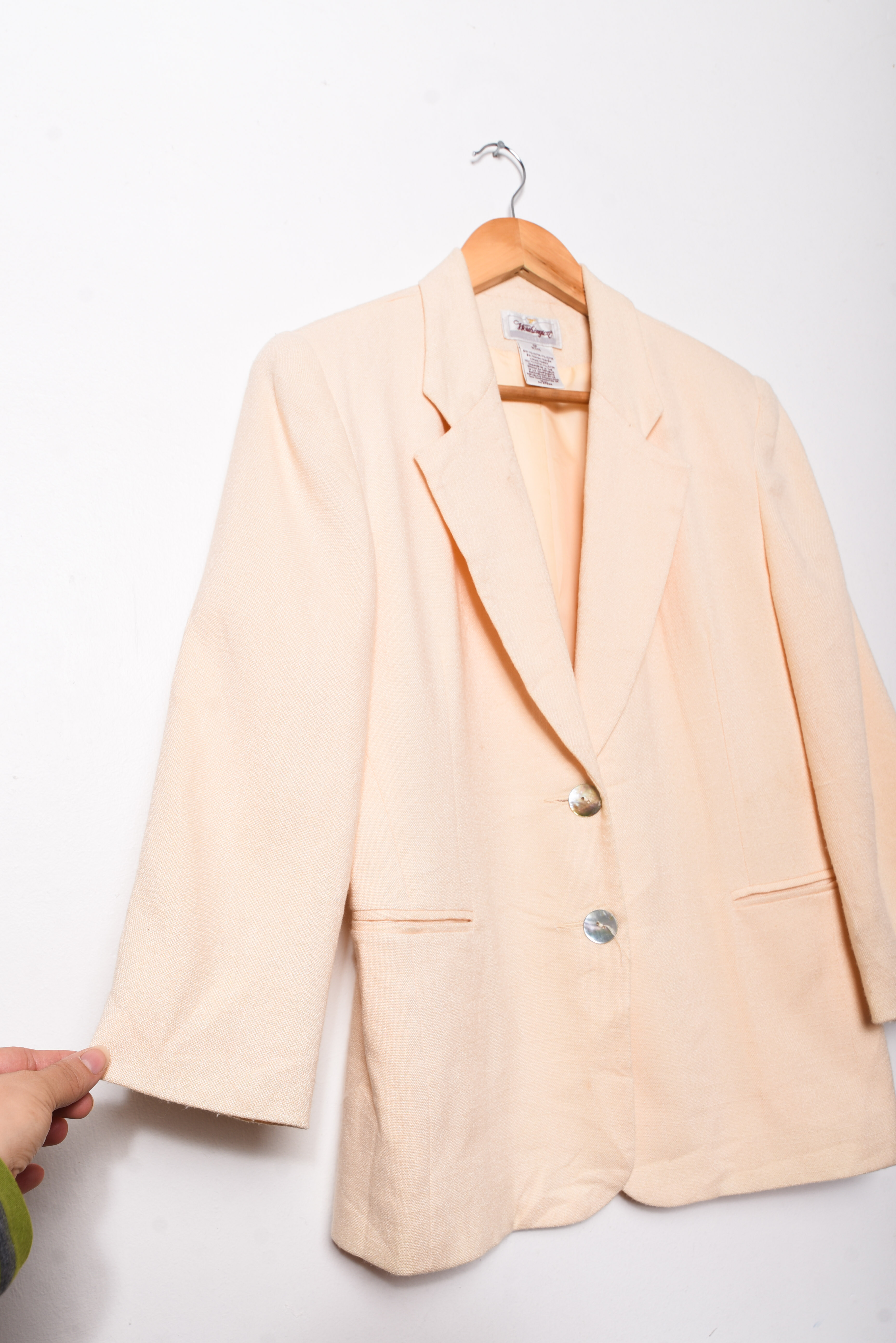 Blazer marfil vntg 90s