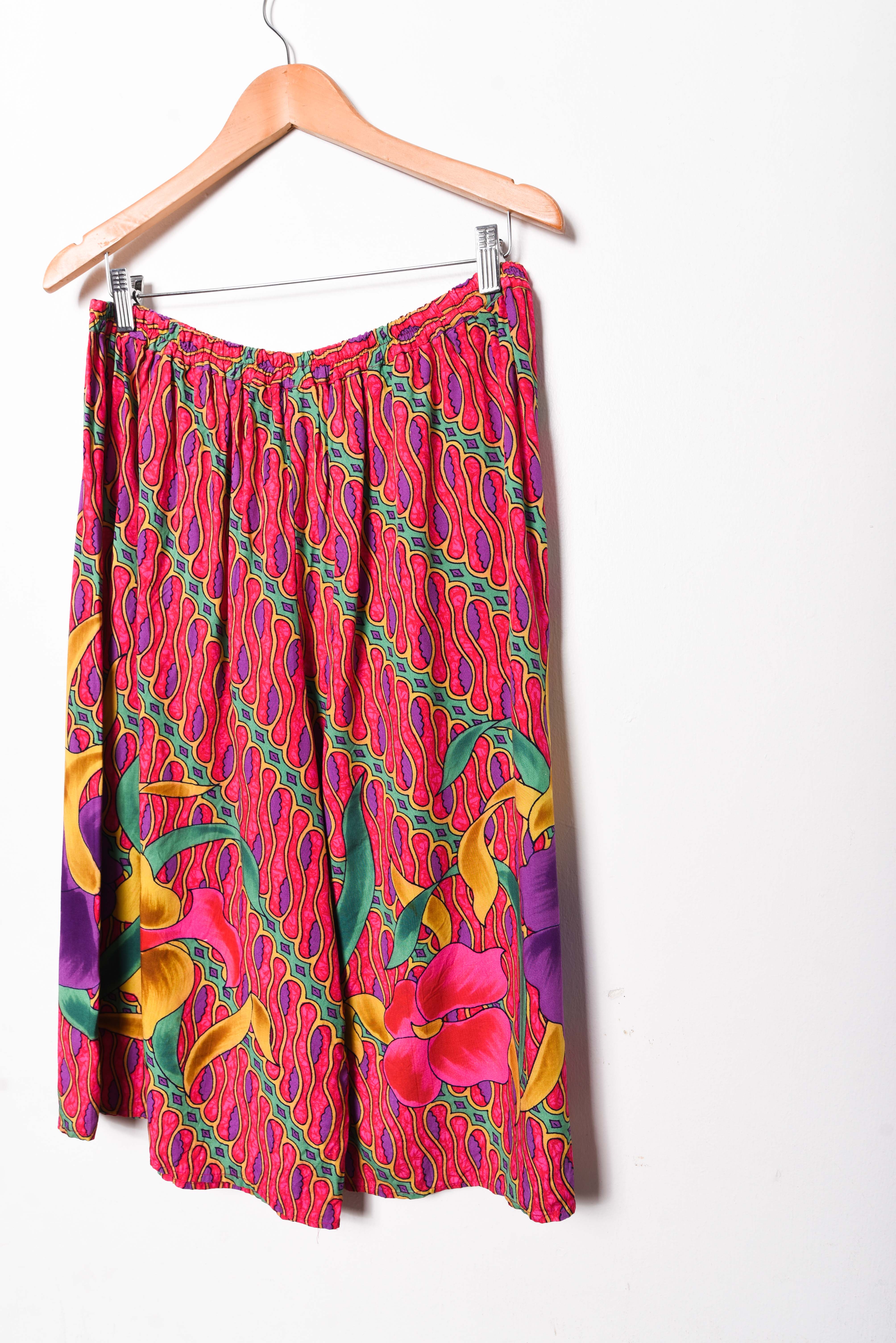 Palazzo vintage rosado flor