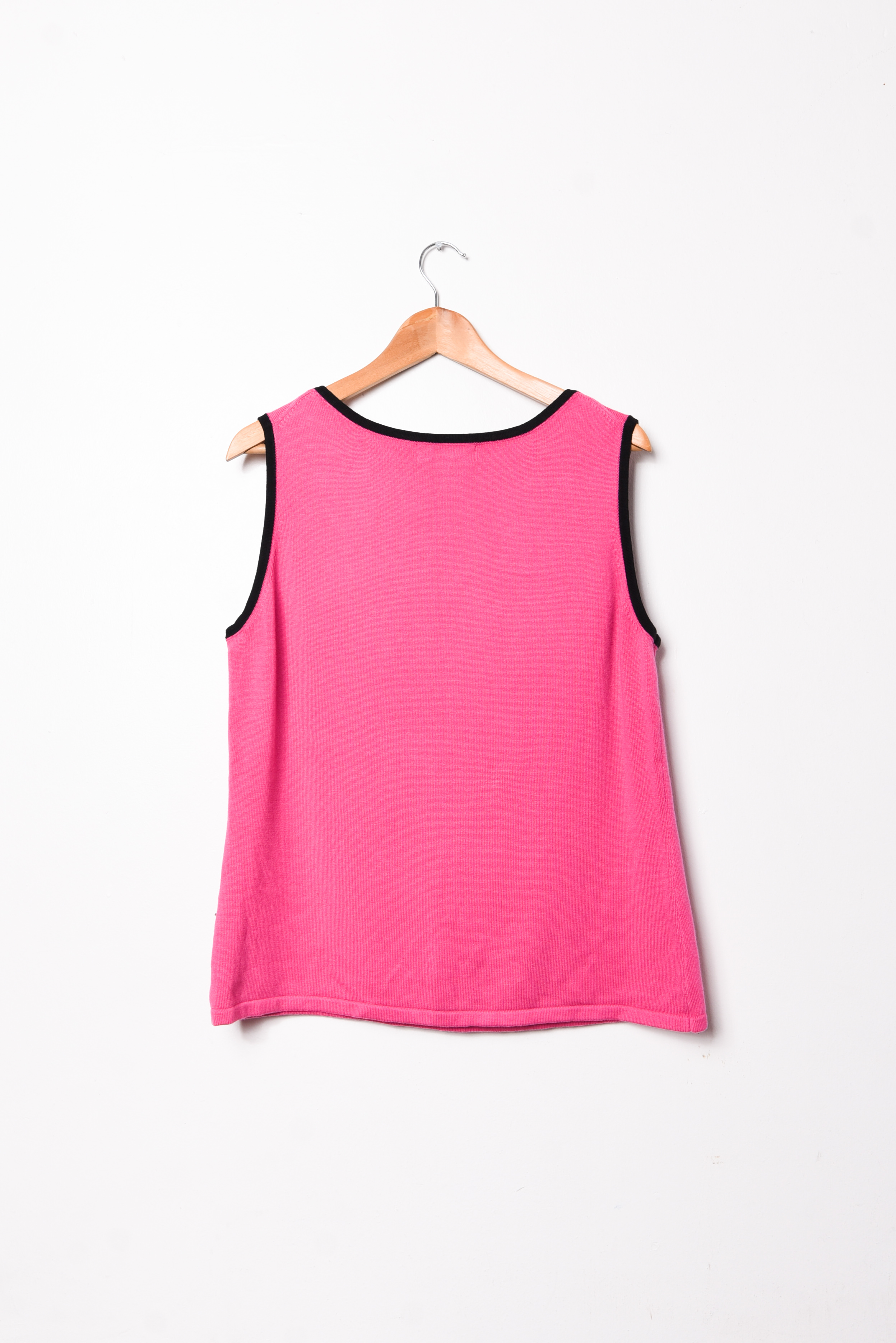 Top tejido rosa chicle flor