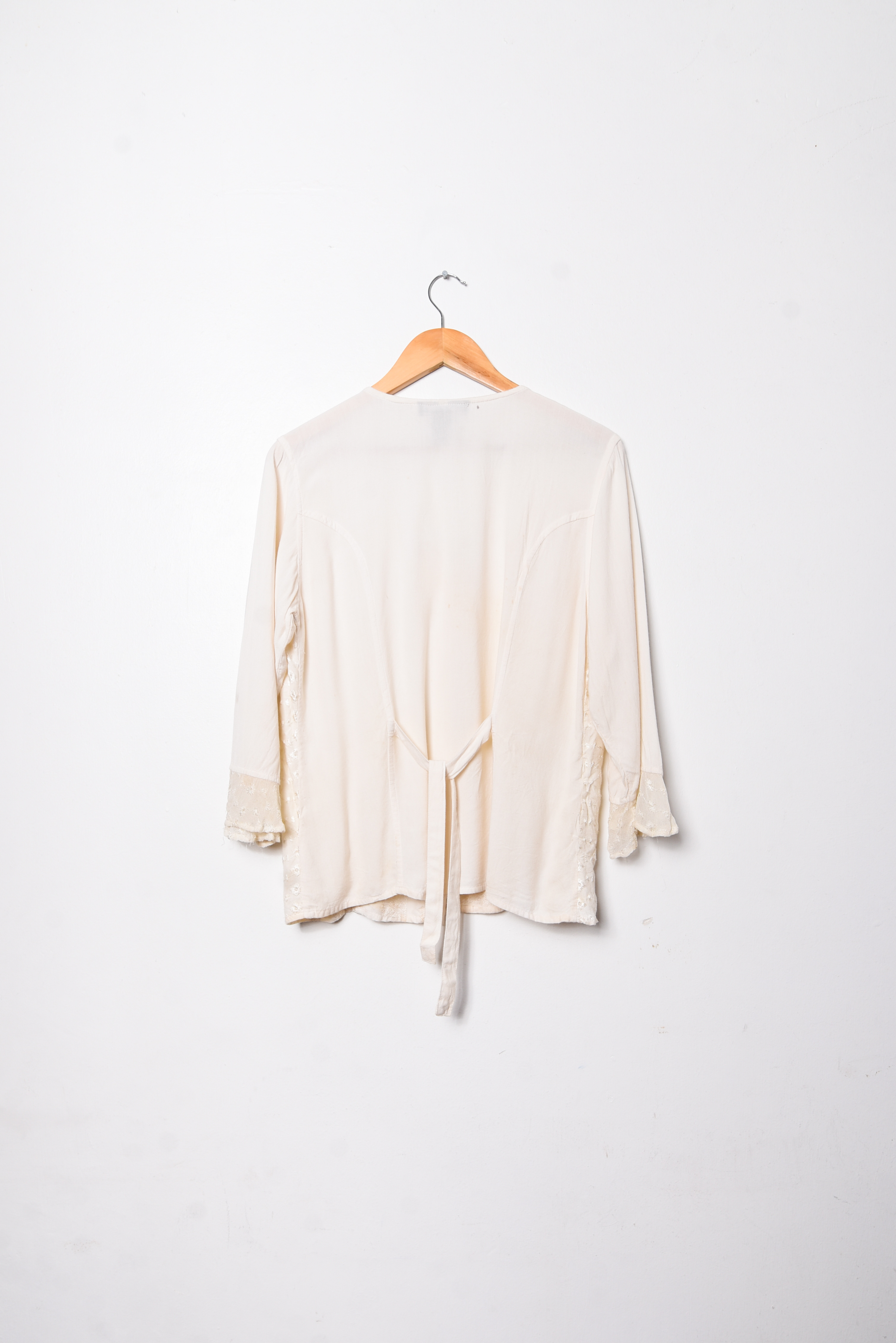 Blusa romantic 90s marfil