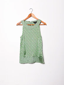 Top verde silk y2k