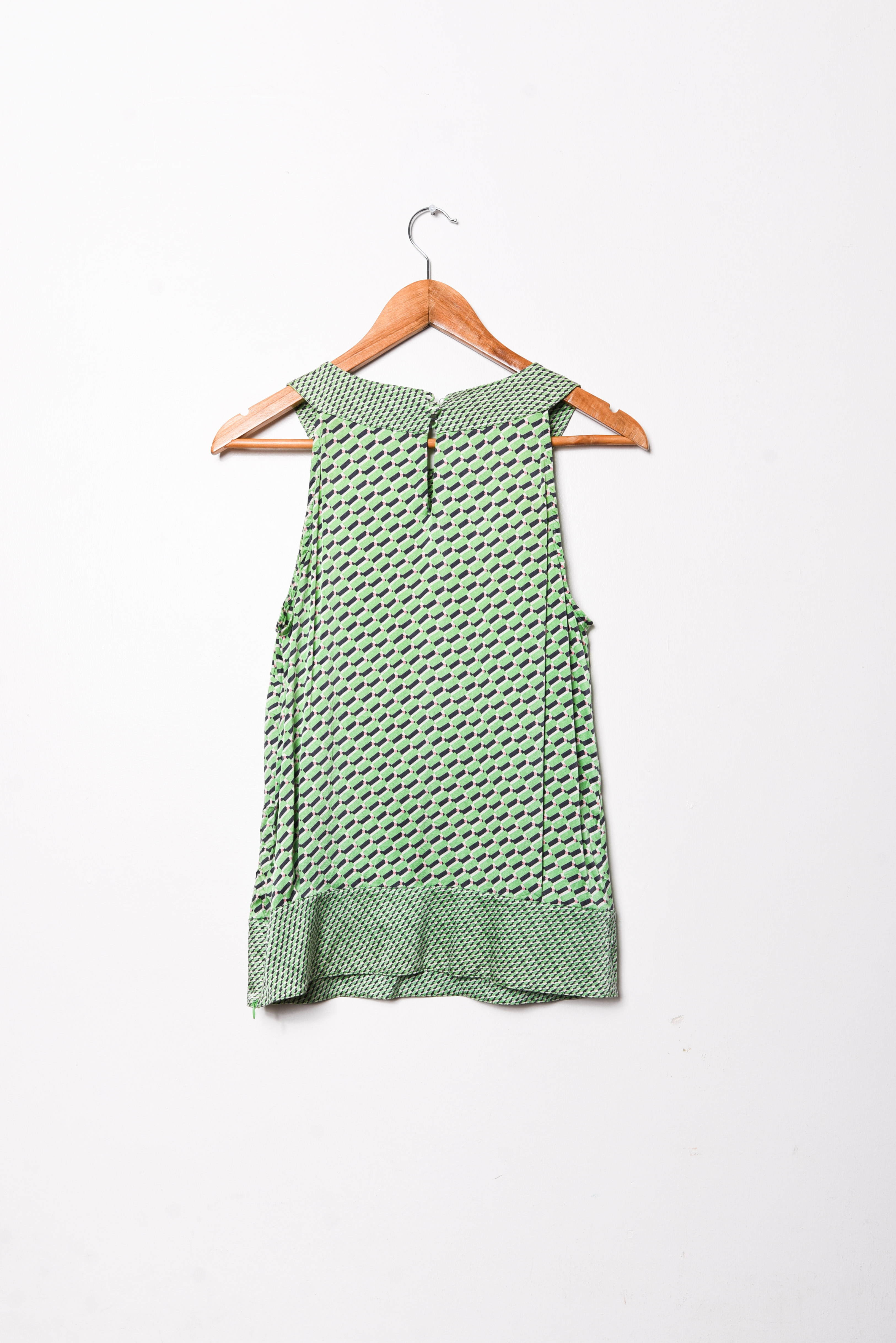 Top verde silk y2k