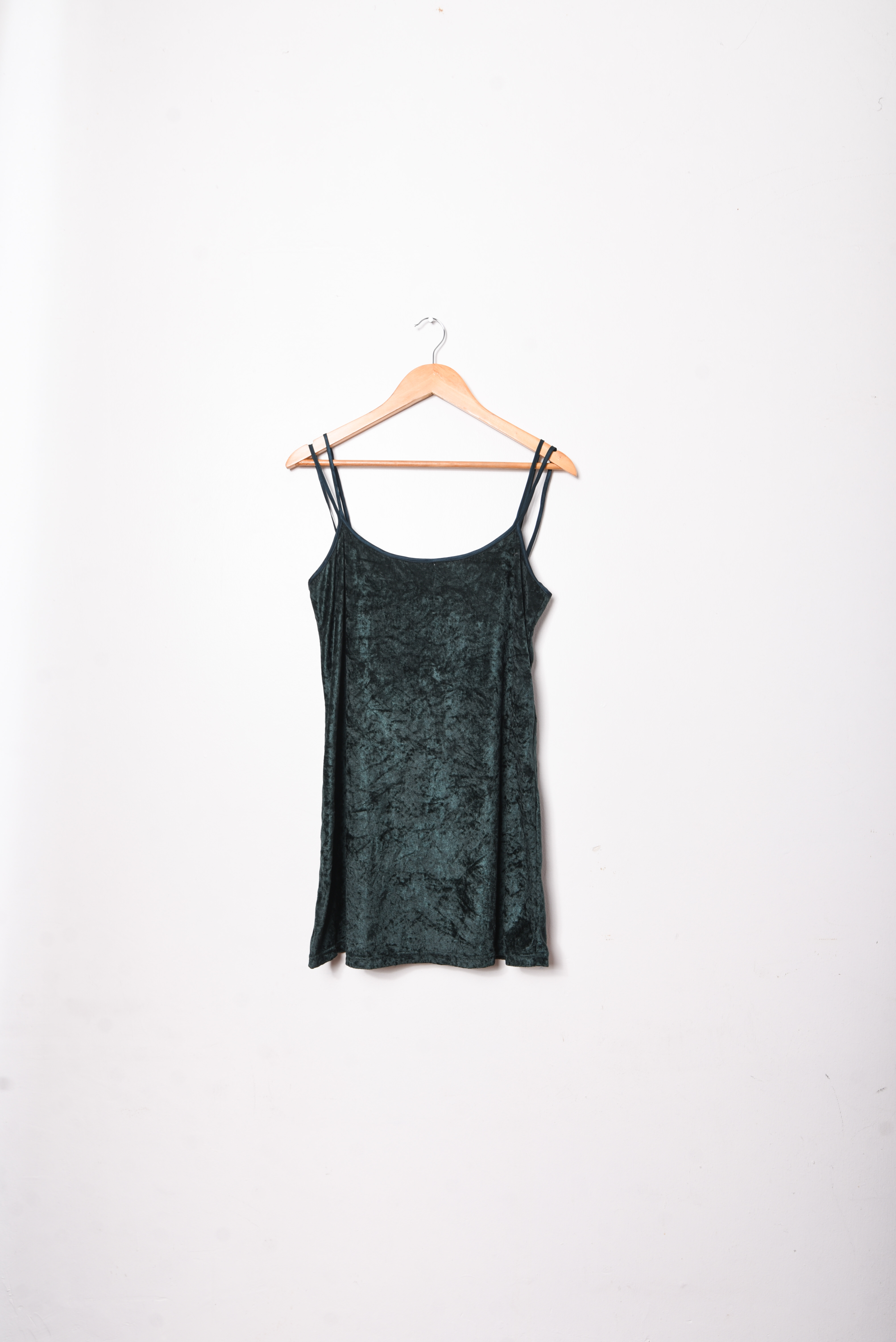 Slipdress verde plush 90s