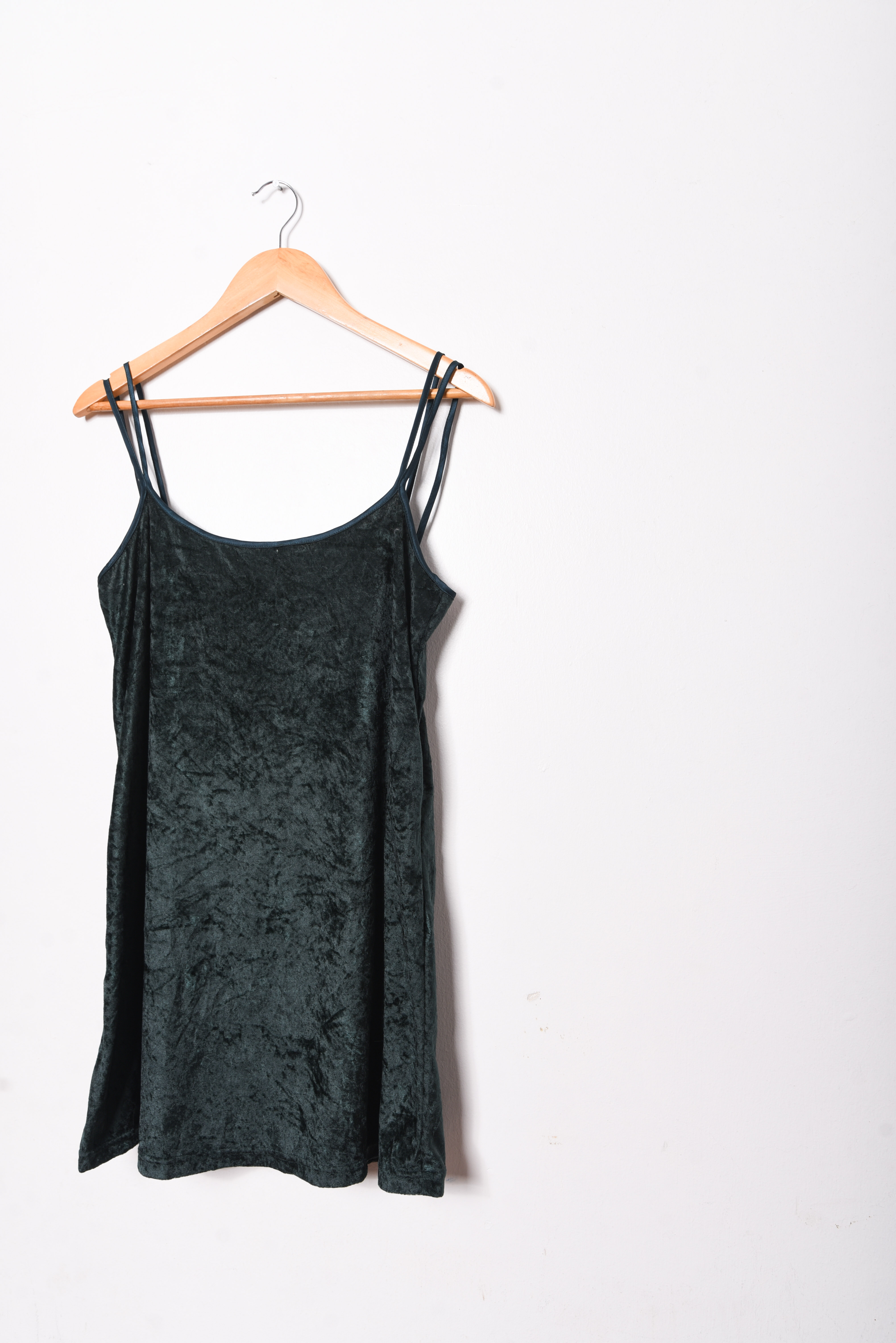 Slipdress verde plush 90s