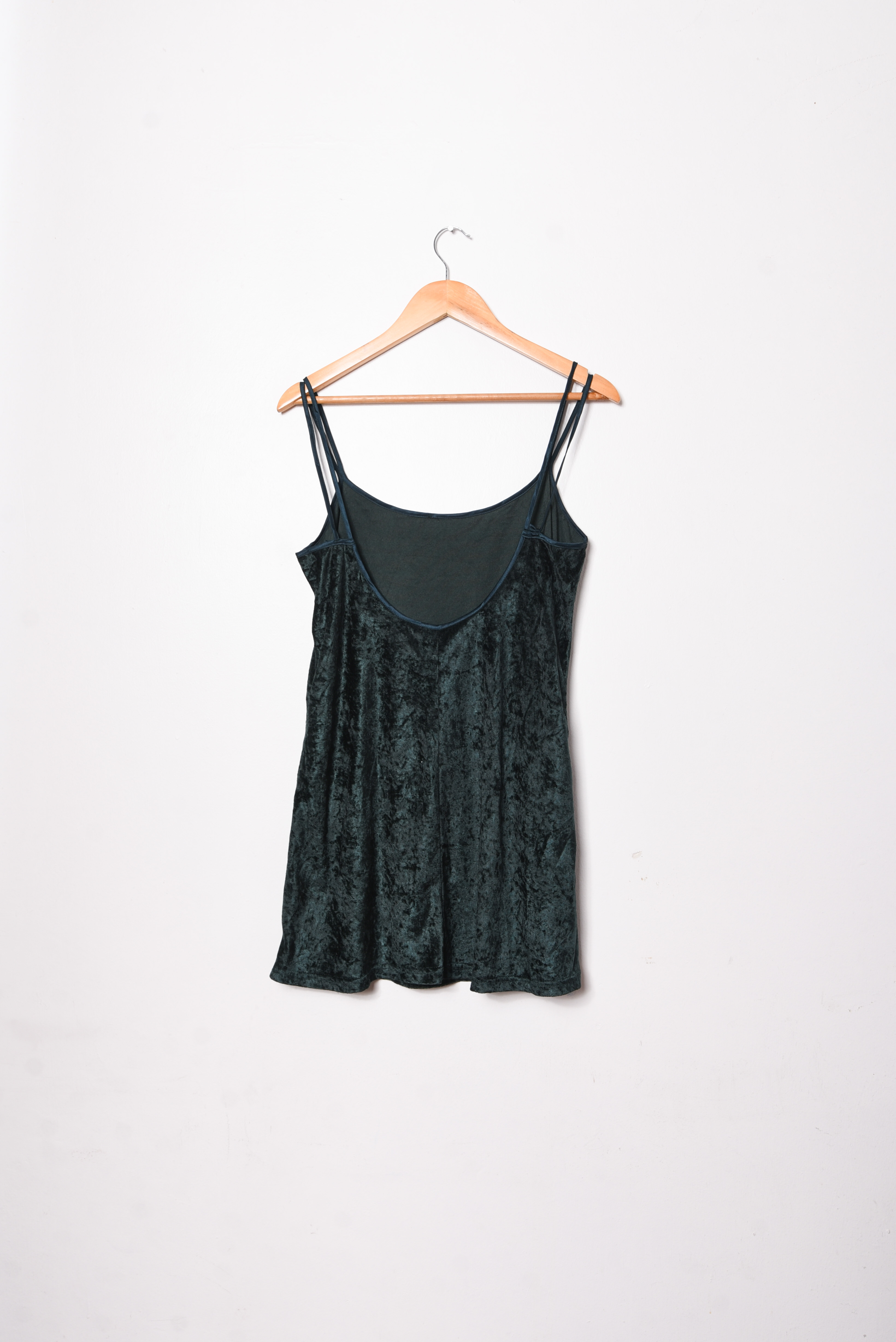 Slipdress verde plush 90s