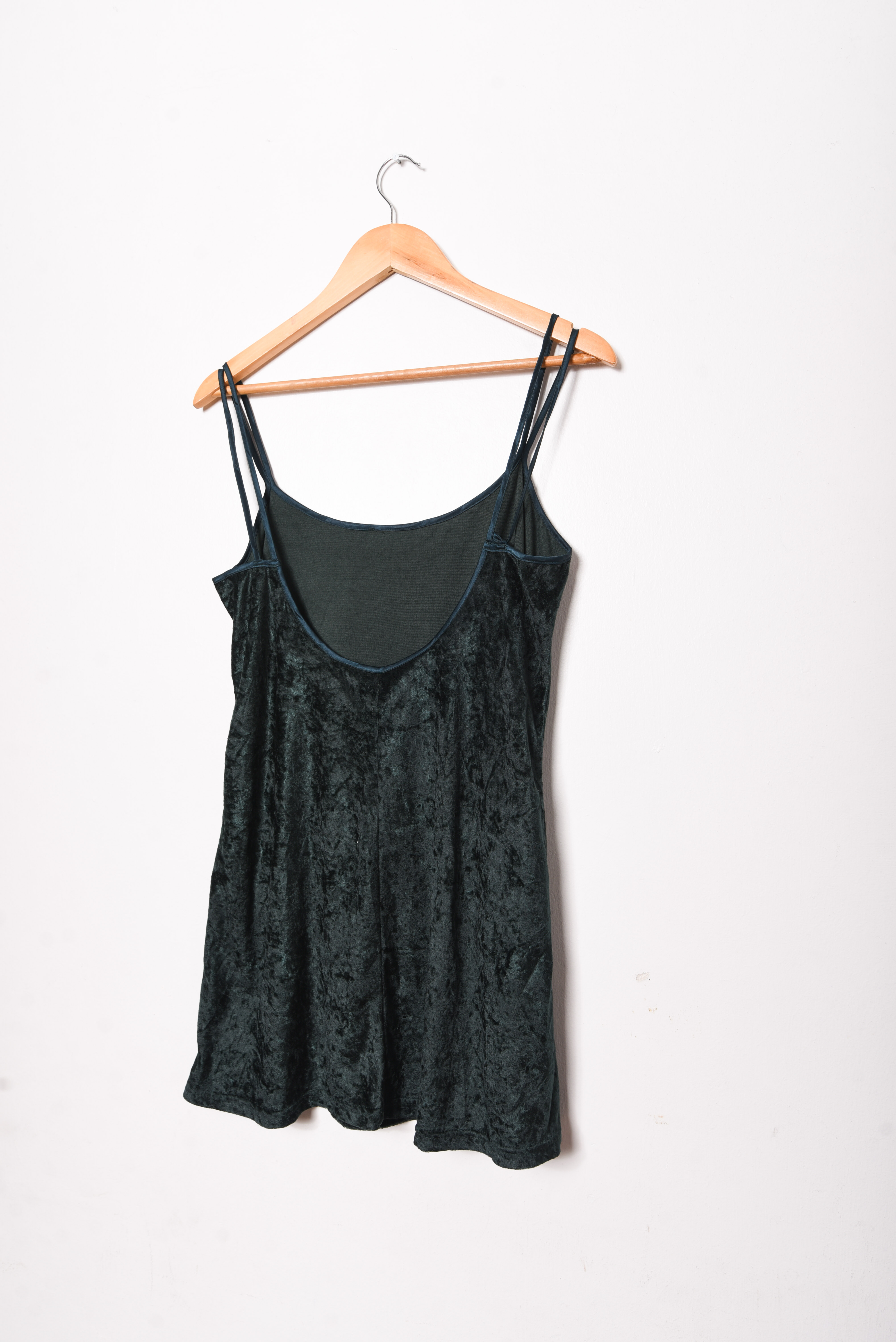 Slipdress verde plush 90s