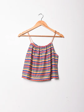 Top rayado 70s