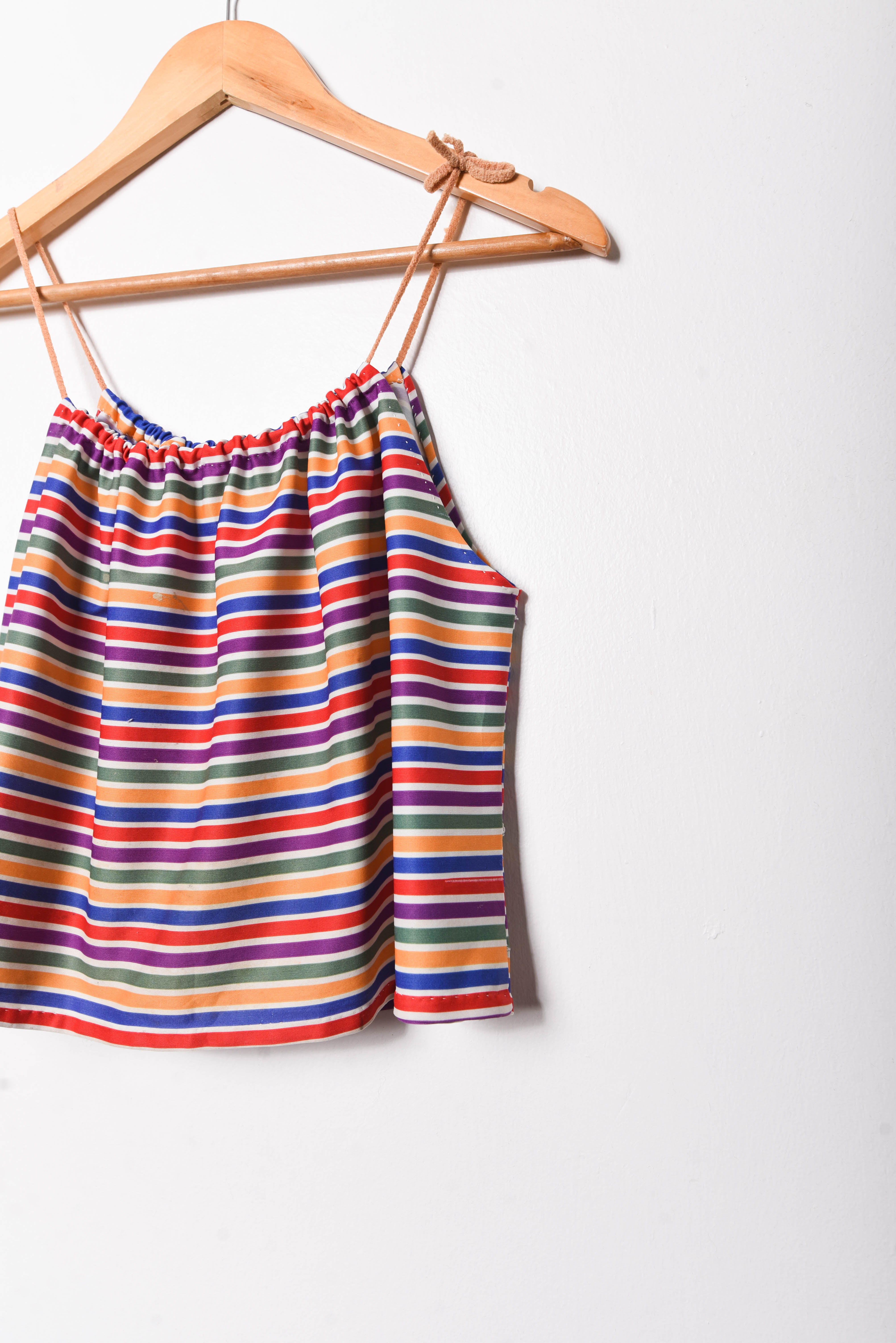 Top rayado 70s