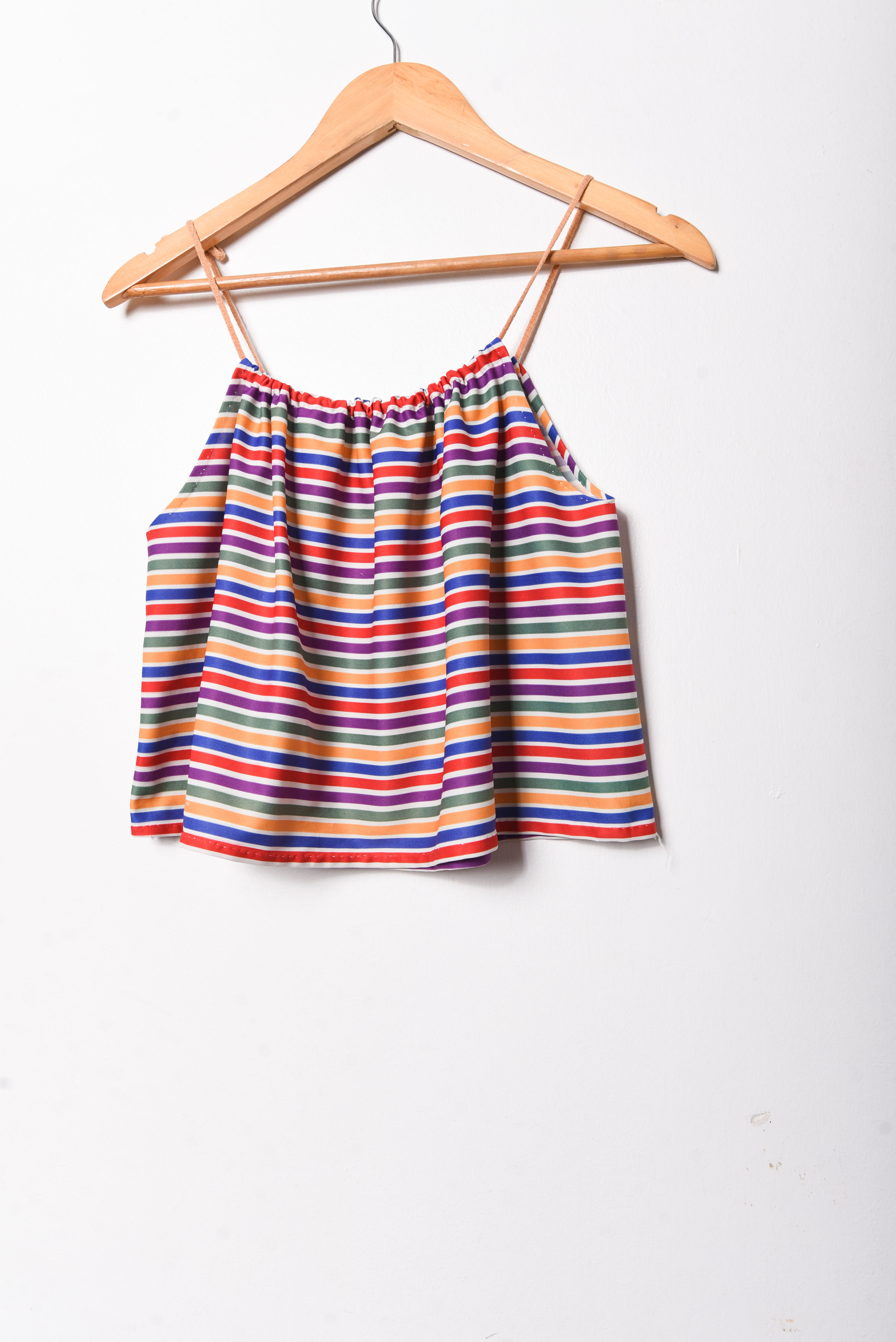 Top rayado 70s