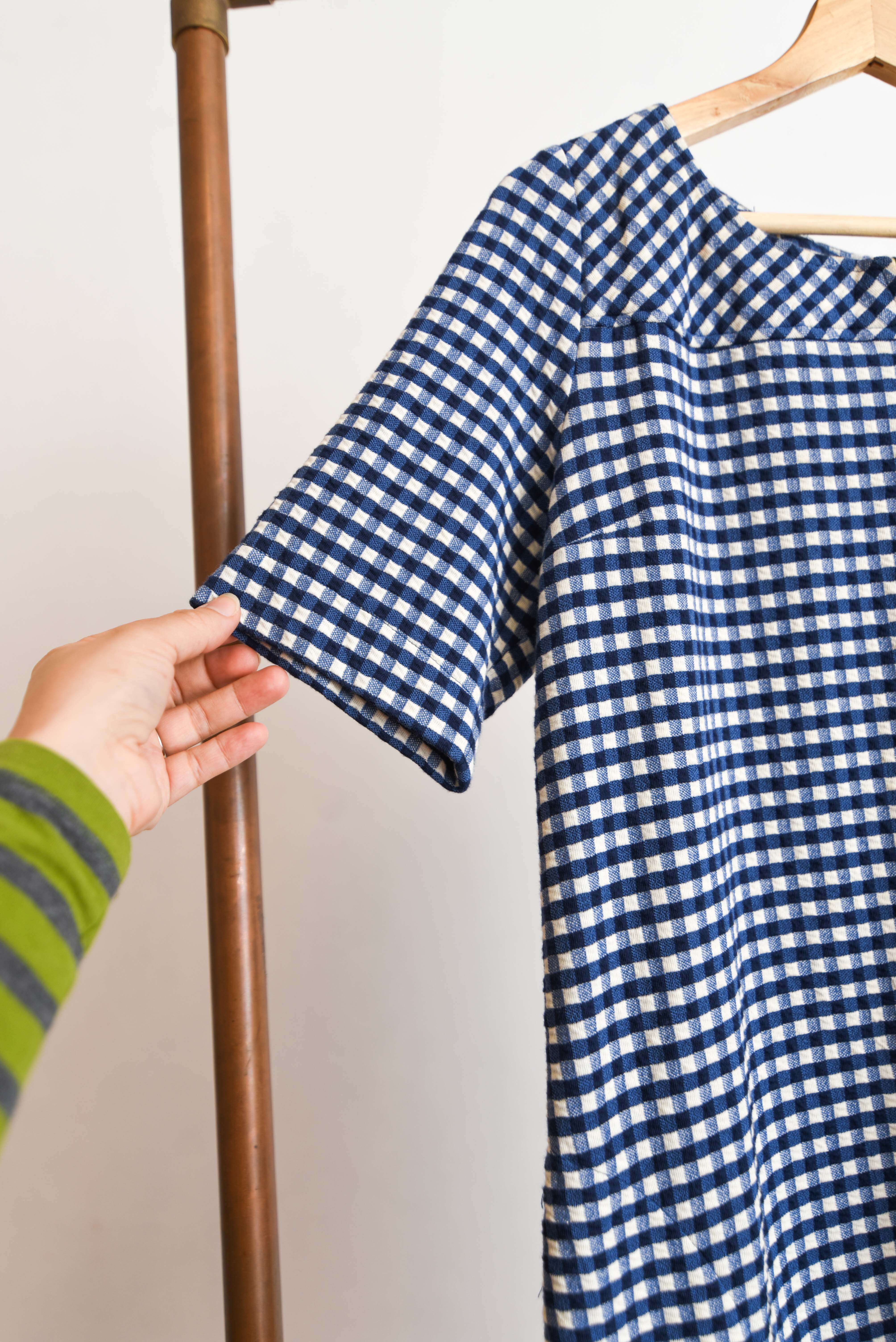 Vestido blue gingham