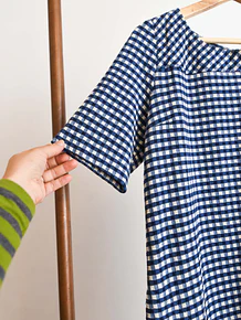 Vestido blue gingham