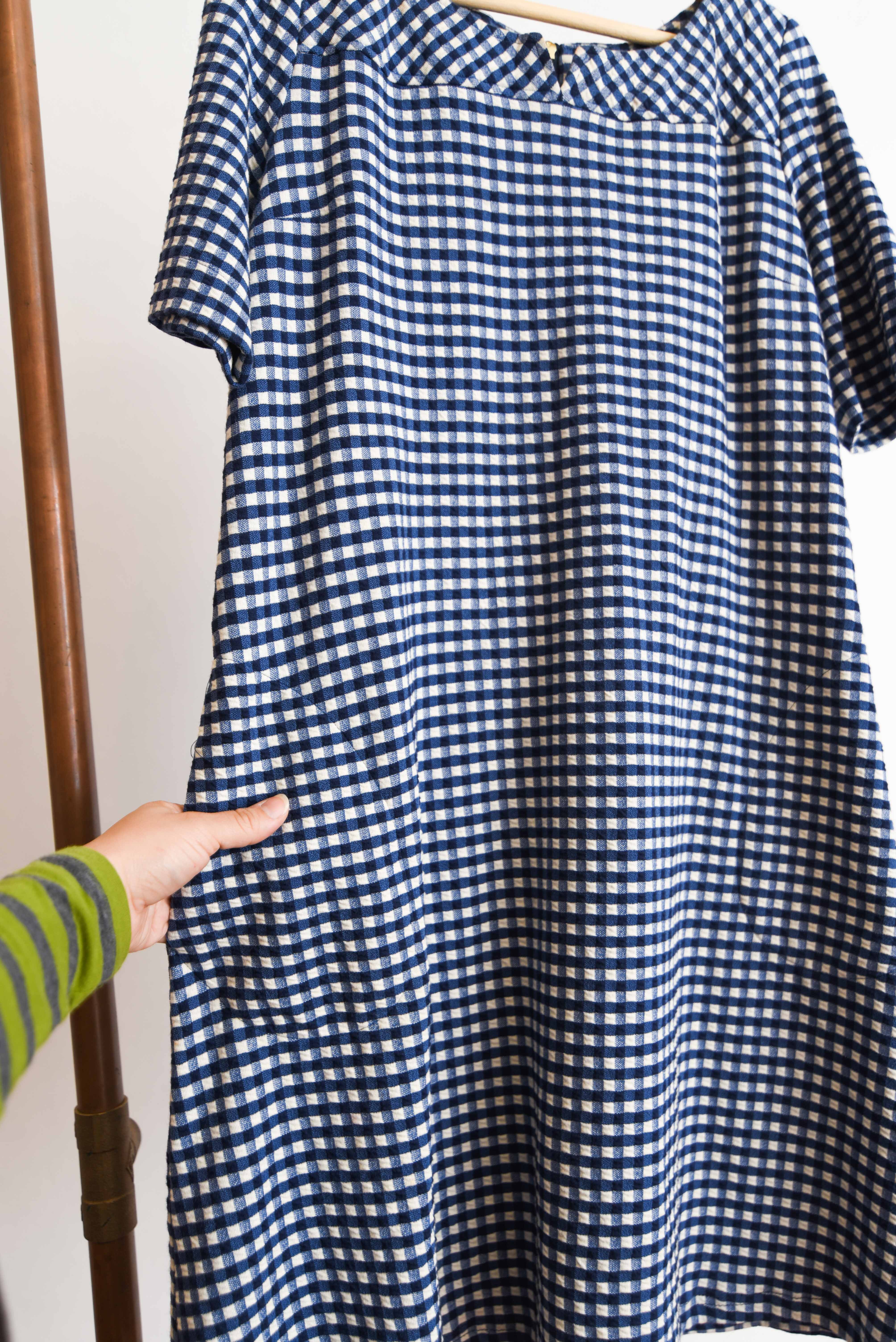 Vestido blue gingham