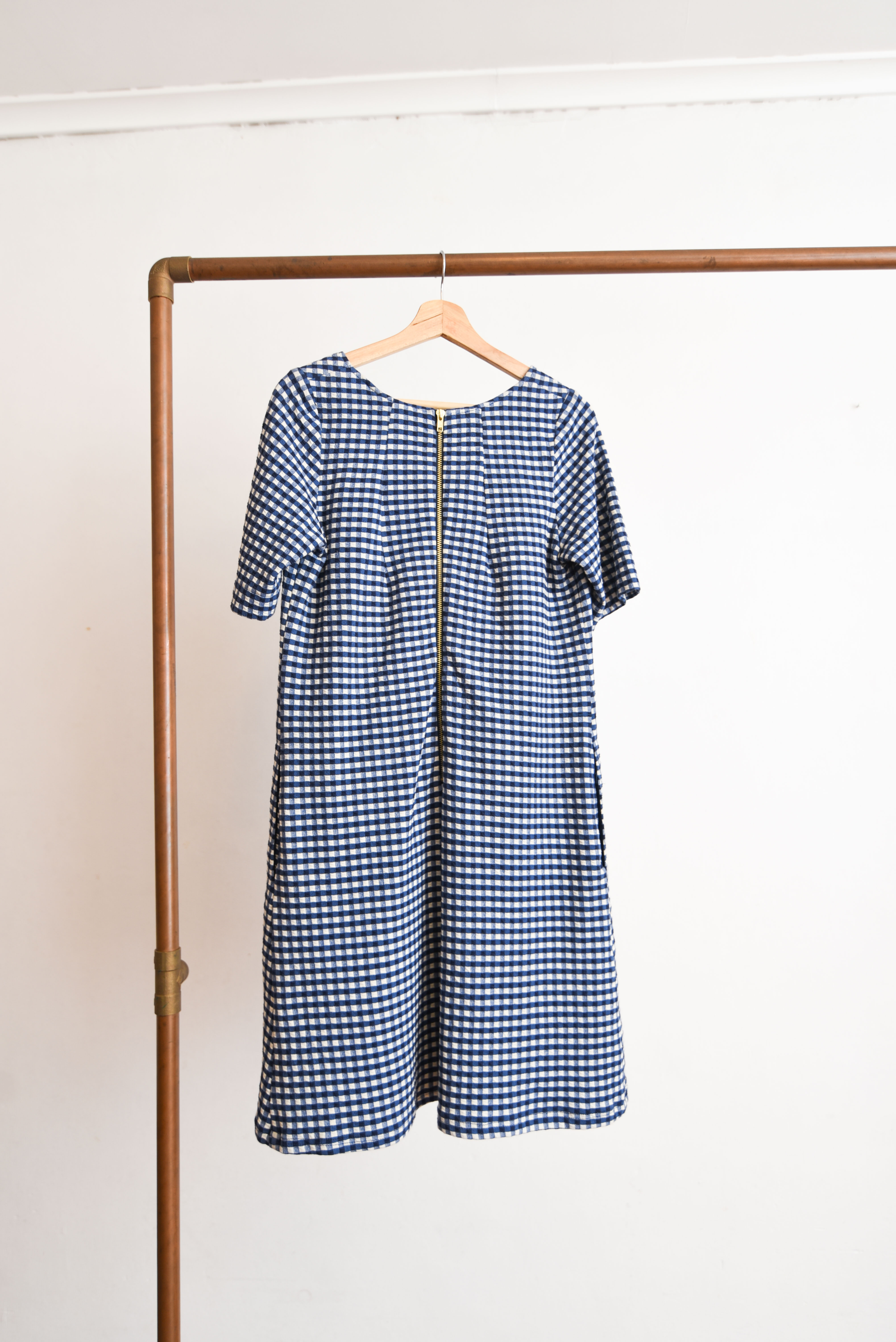 Vestido blue gingham