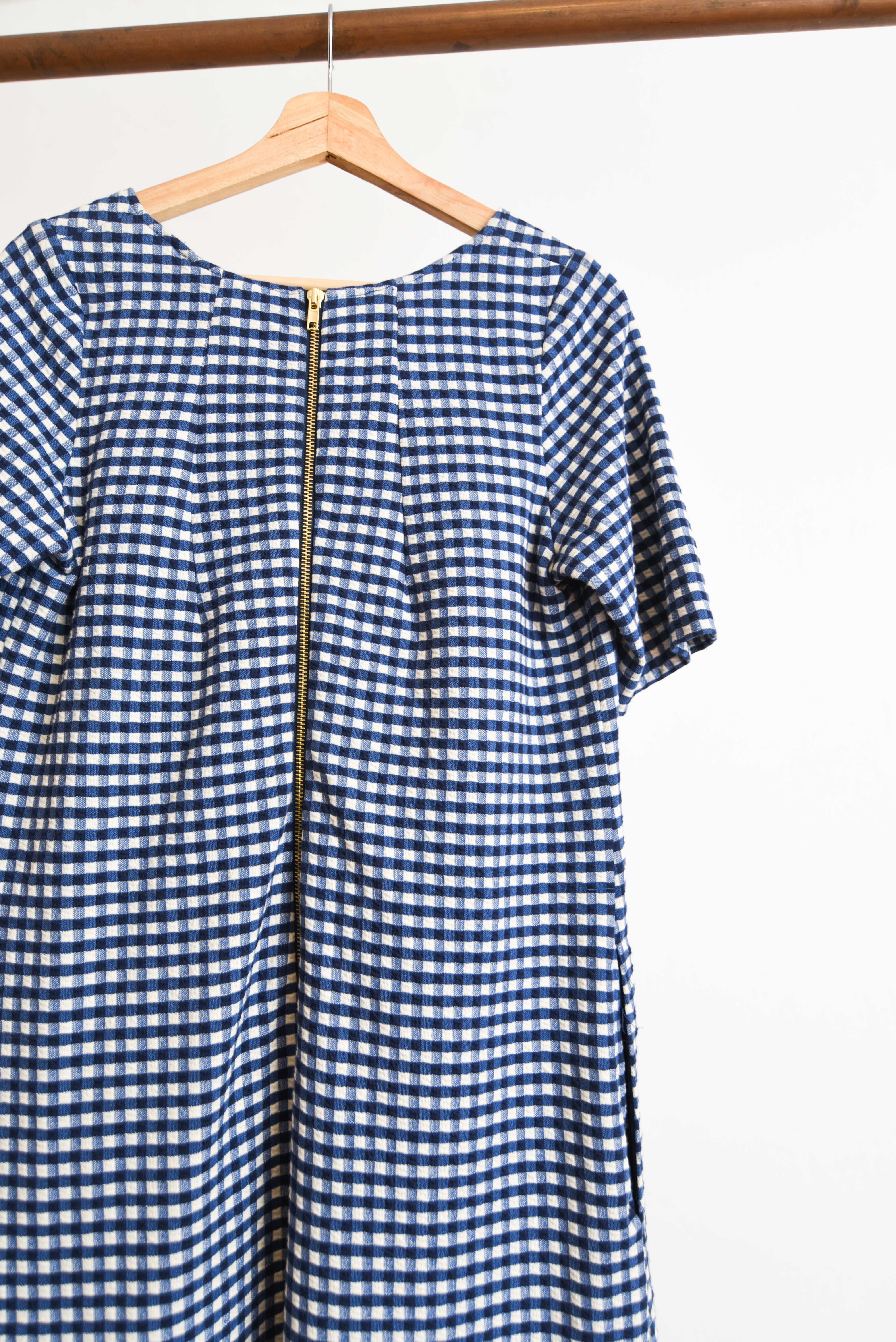 Vestido blue gingham