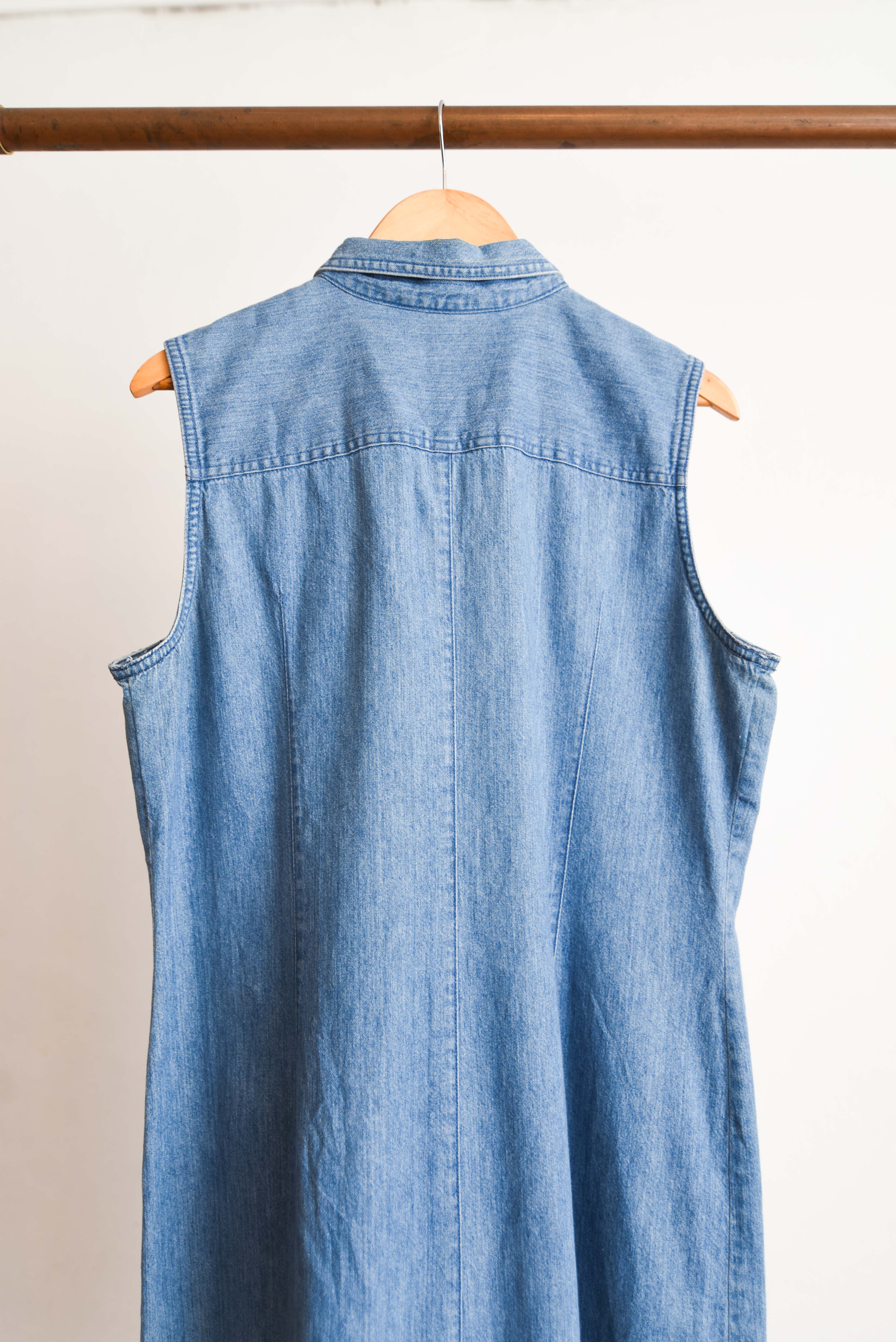 Vestido vintage camisero midi