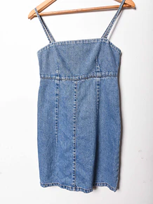Vestido Topshop Moto denim