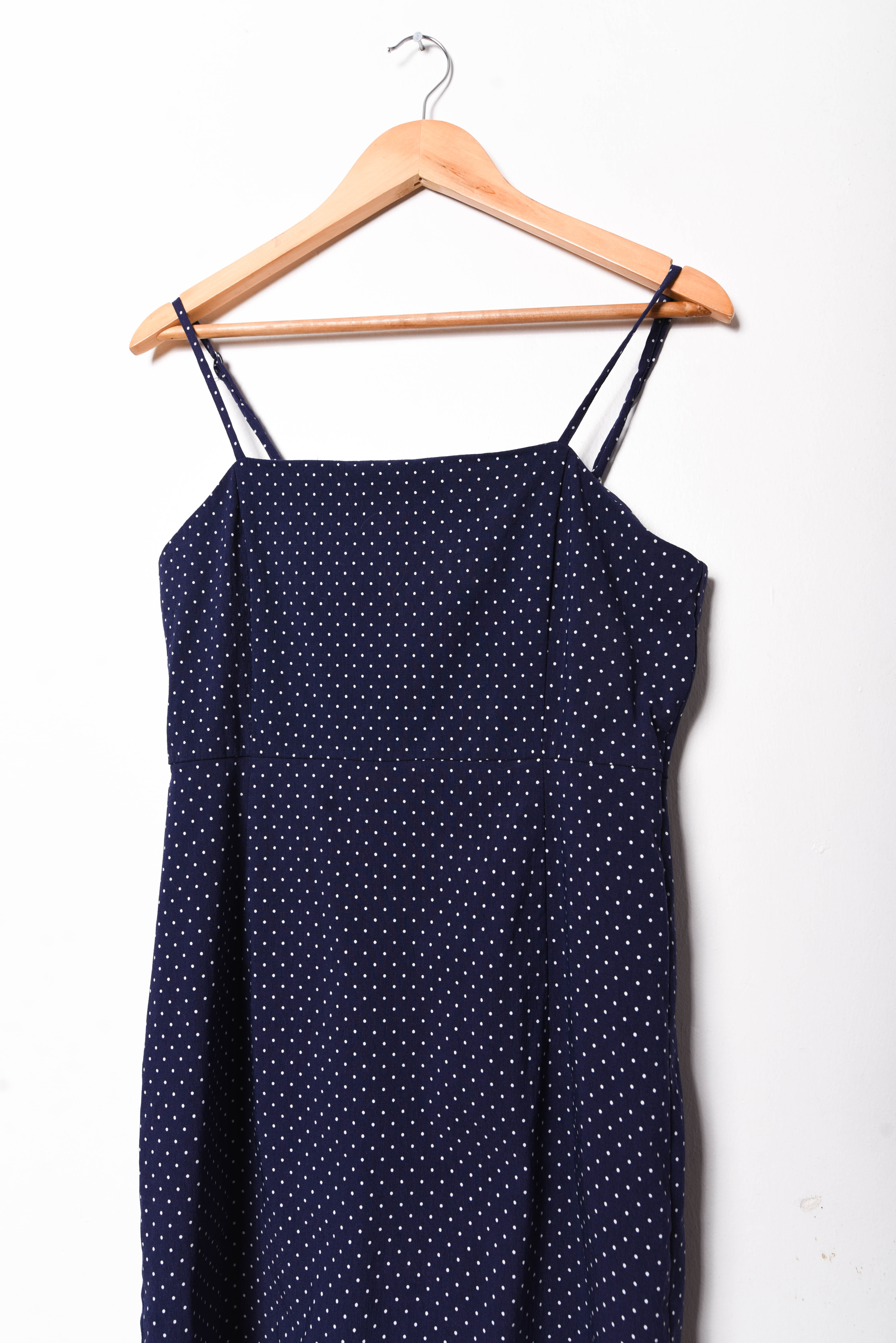 Vestido blue mini dots